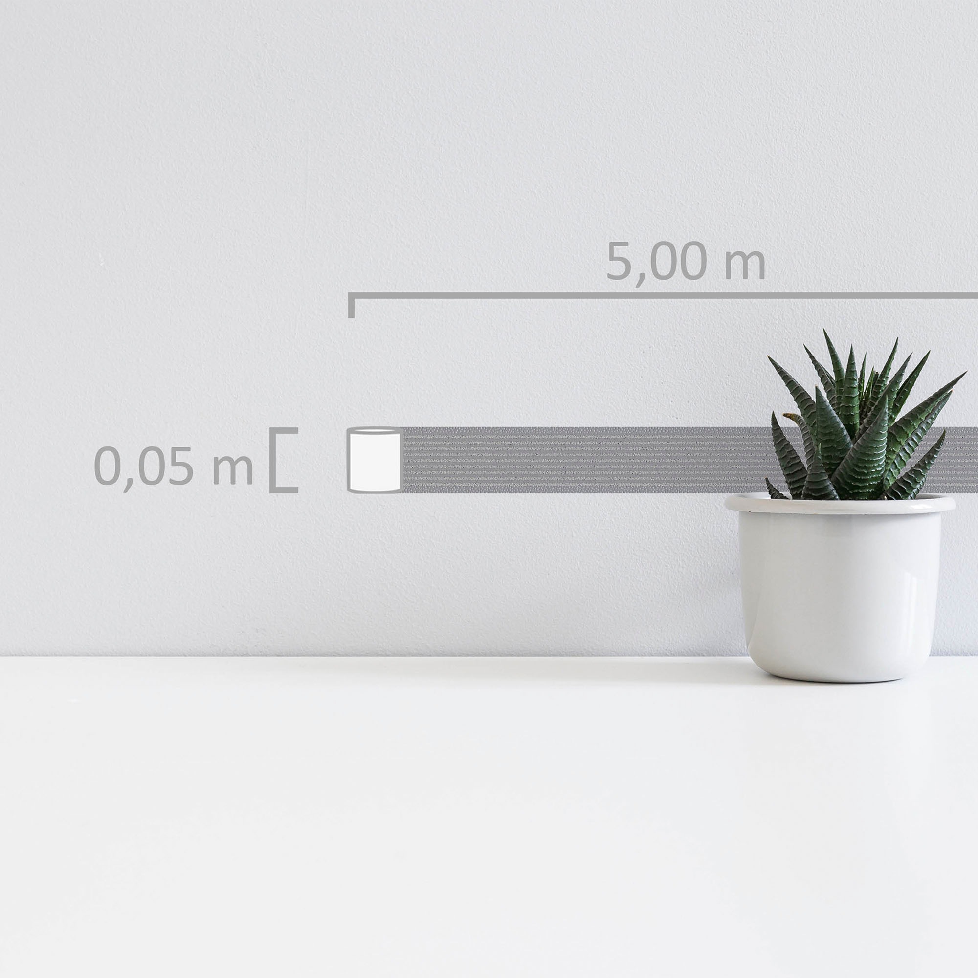 A.S. Création Bordüre »Only Borders 11«, Glitzermuster-Glitzerfäden-Glitzerstreifen, Tapete Bordüre Glitzer Borte Wohnzimmer Schlafzimmer Küche modern Büro