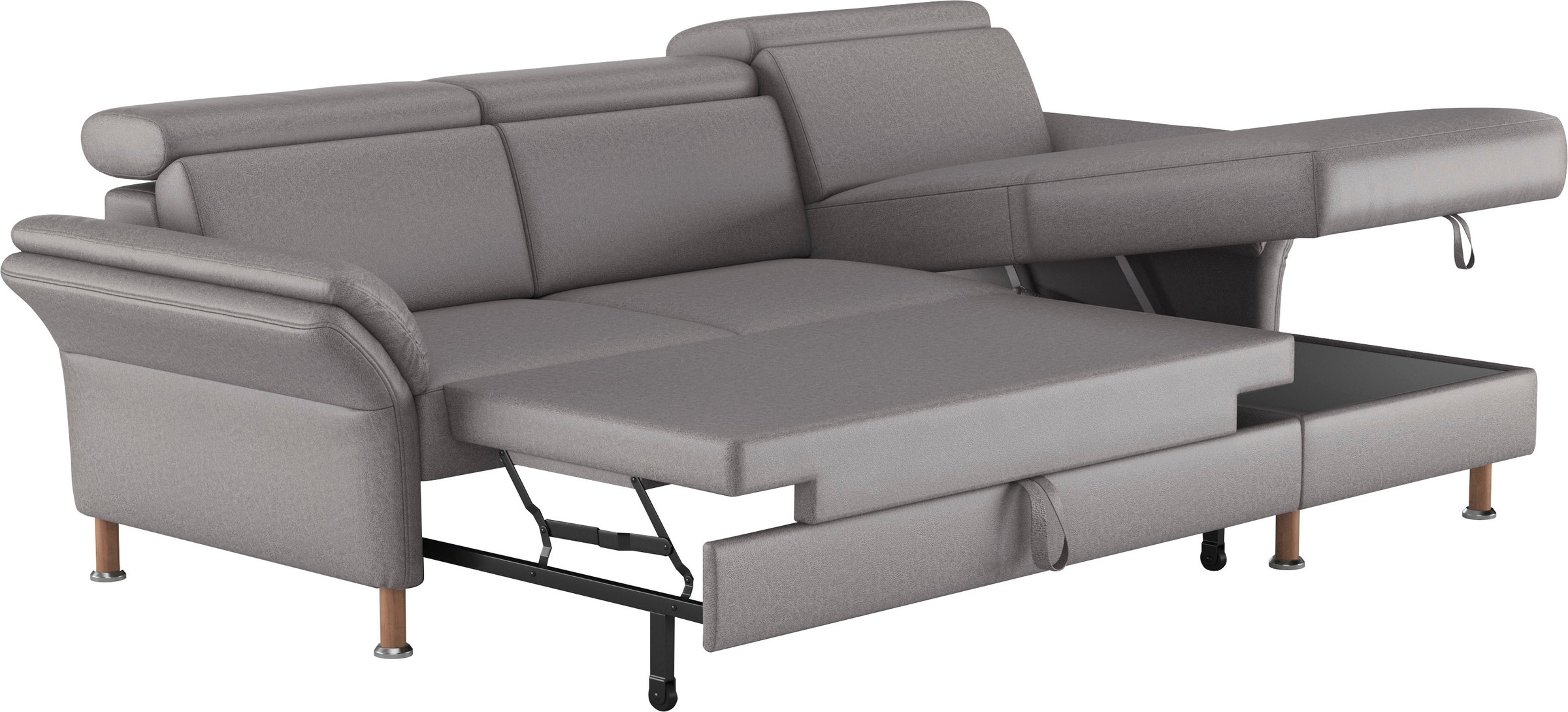 Home affaire Ecksofa »Calypso L-Form«, mit motorischen Funktionen im Sofa und Recamiere