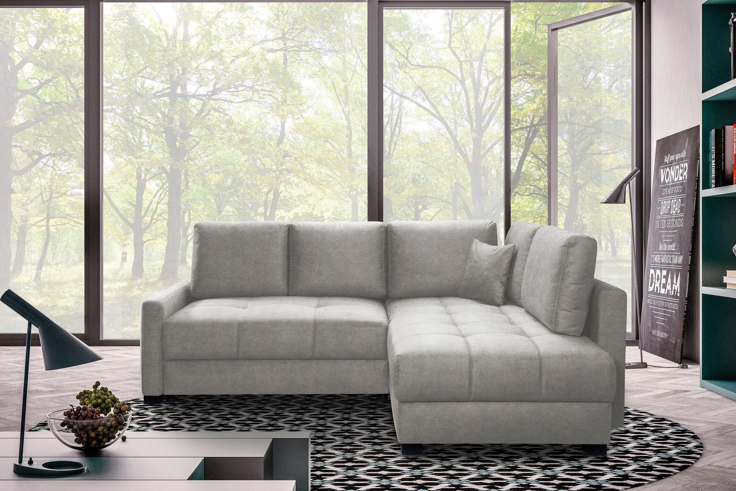 exxpo - sofa fashion Ecksofa »Chester, Boxspring Federkern-Polsterung, bequ günstig online kaufen