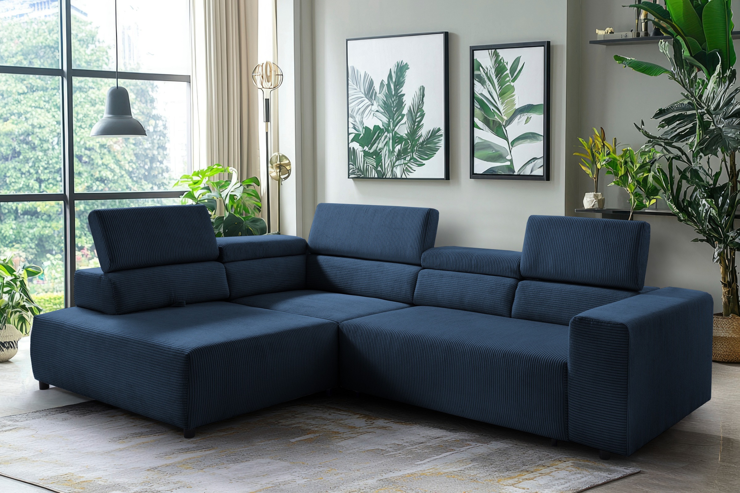 exxpo - sofa fashion Ecksofa »VITTORIO mit Komfortfunktionen, bequem und mo günstig online kaufen
