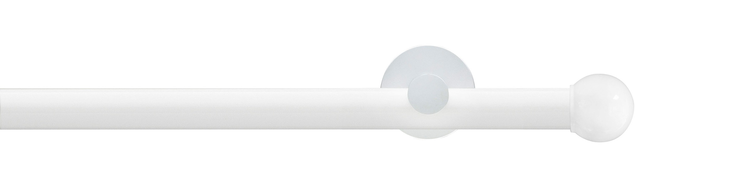 GARESA Gardinenstange »WHITE« Ø 20 mm 2 läufig-läufig Wunschmaßlänge Vorhan günstig online kaufen