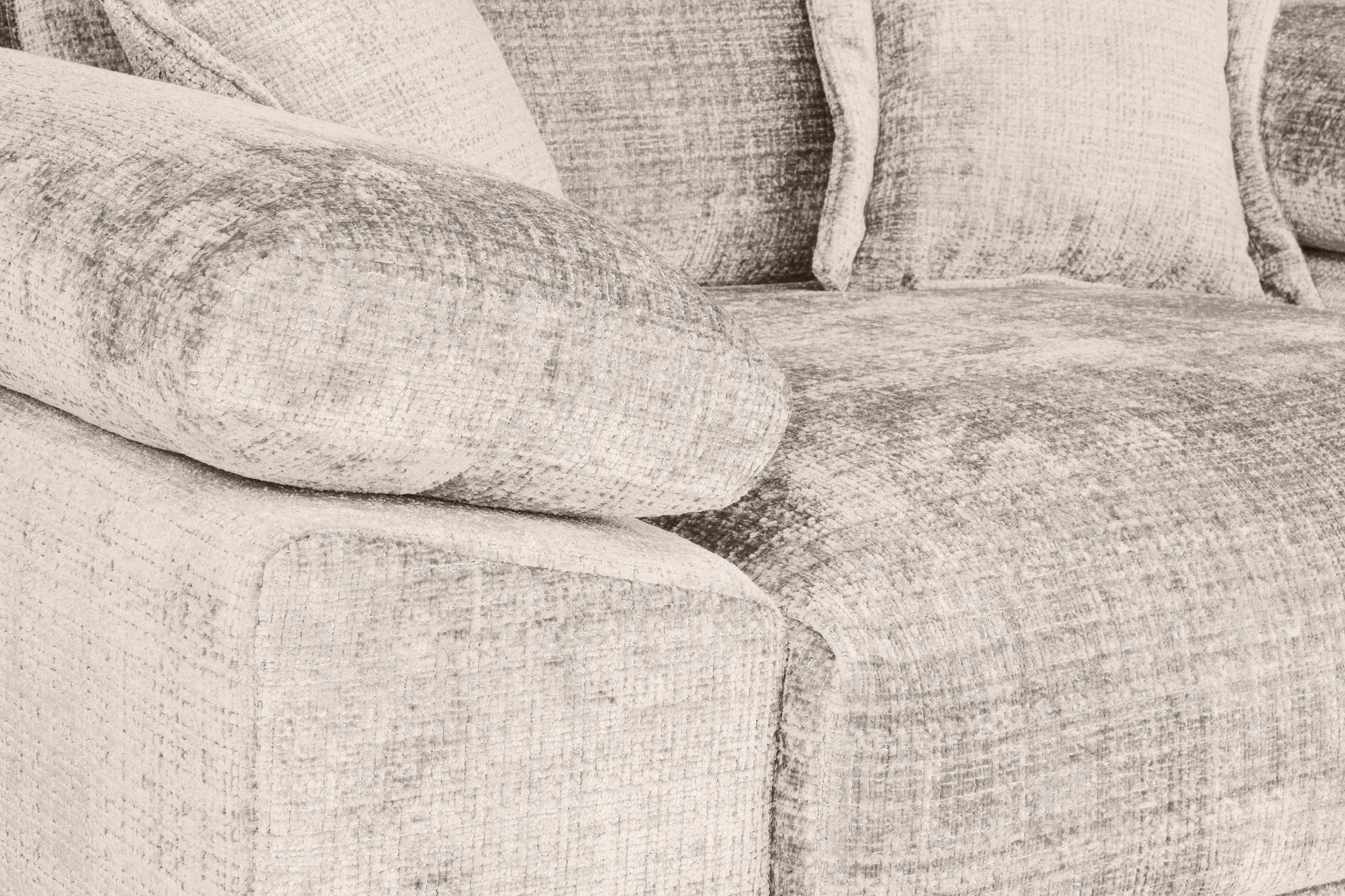 Home affaire XXL-Sessel »Soft&Cosy, B: 151 cm«, Mega-Sessel, Cord oder Chenille-Struktur,mit 2 Zierkissen