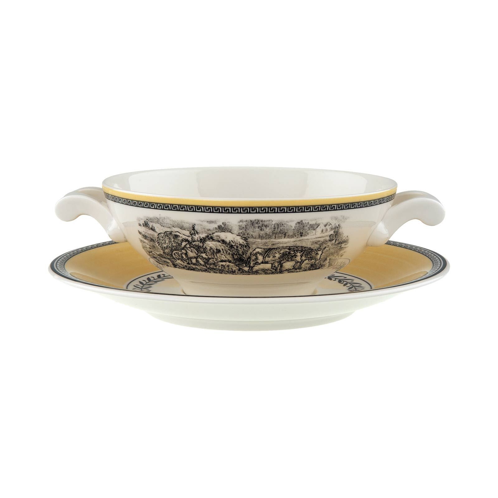 Villeroy & Boch Tasse »Suppentasse mit Untertasse Audun Ferme 400 ml bunt« günstig online kaufen
