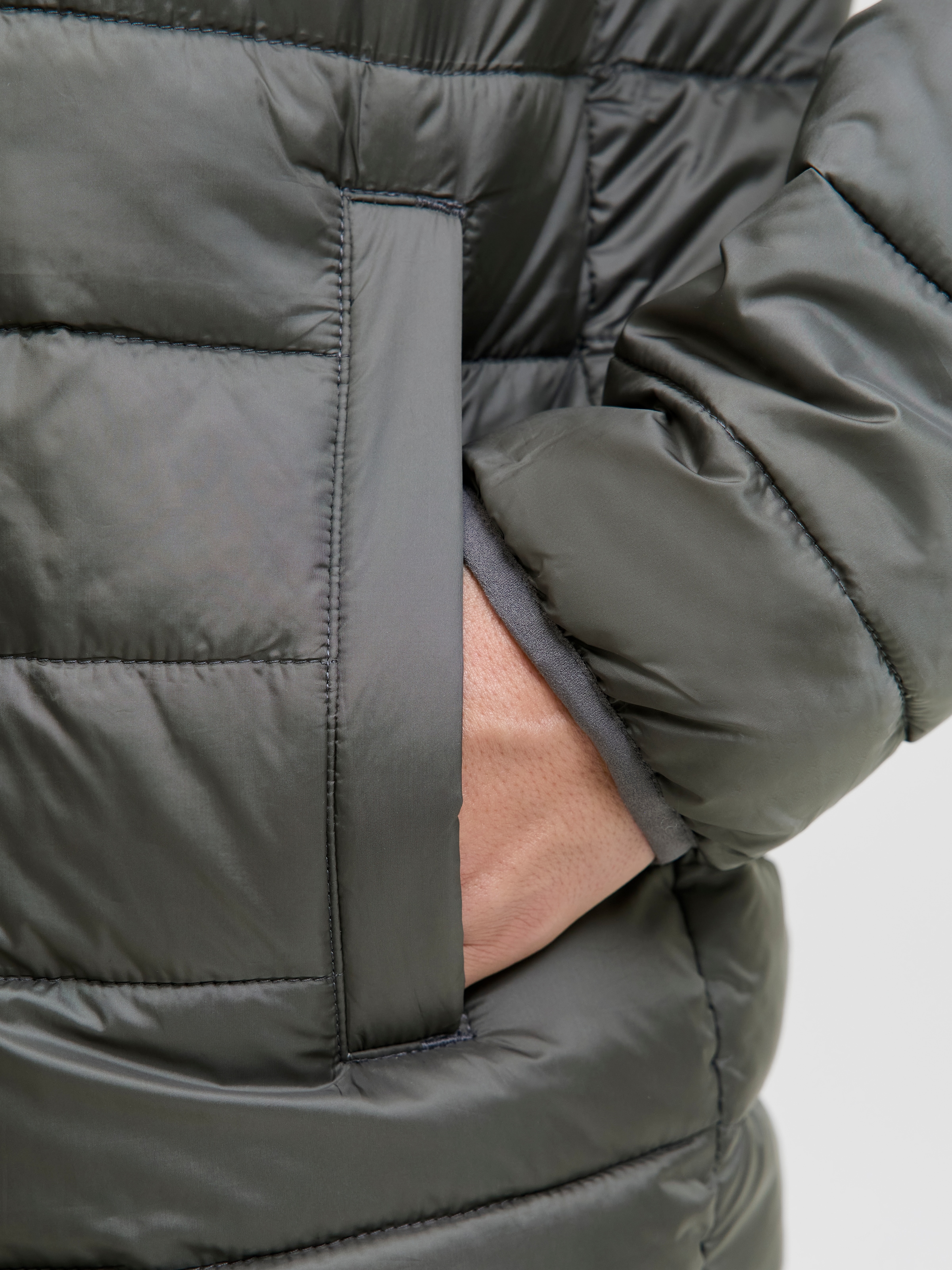 Jack & Jones Steppjacke »JJWEST LIGHT PUFFER HOOD« mit Kapuze