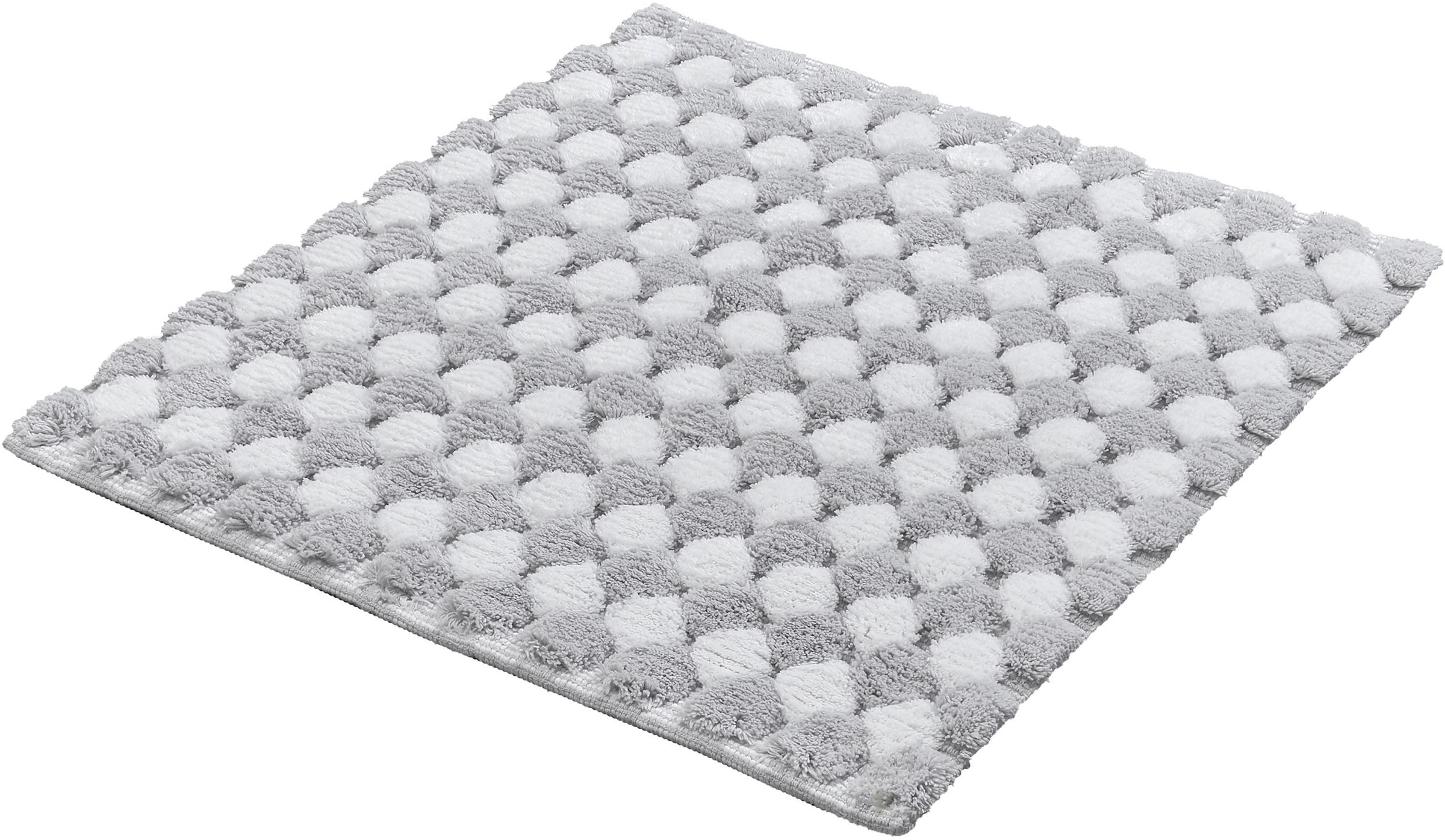 Kleine Wolke Badematte »Merida 1«, rutschhemmend beschichtet, fußbodenheizungsgeeignet, Badteppich, modernes Design, Hoch-Tief Effekt, waschbar