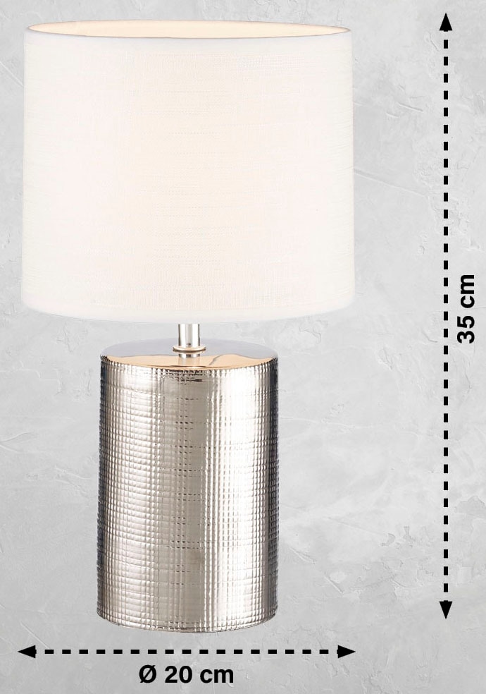 FISCHER & HONSEL Tischleuchte »Prata« E14 1 Stk. hochwertige Verarbeitung