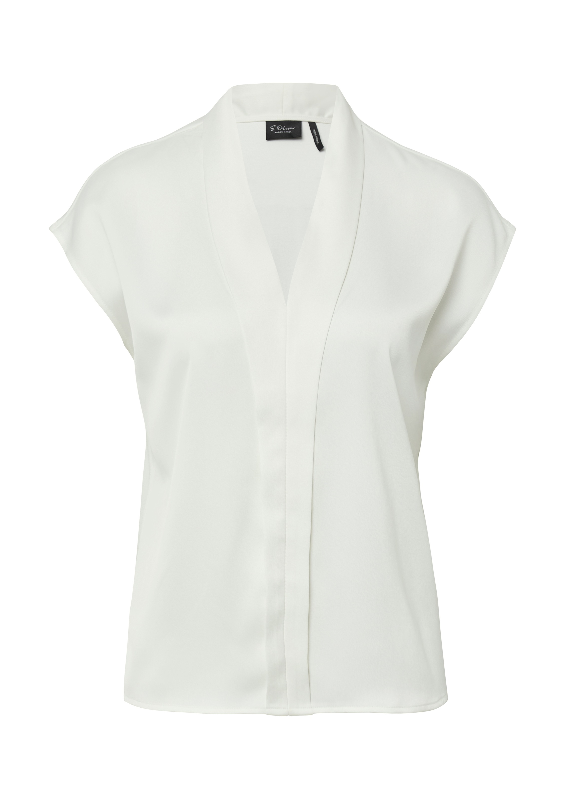 s.Oliver BLACK LABEL Blusenshirt, mit Schalkragen