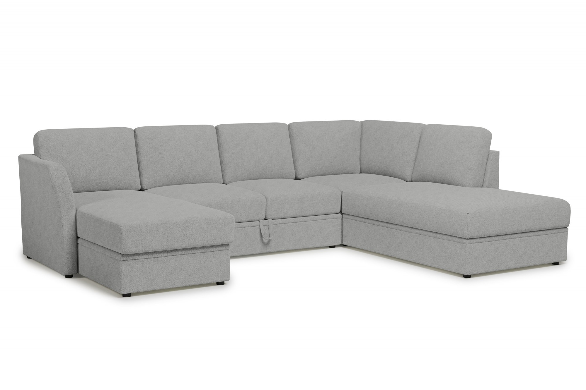 Home affaire Wohnlandschaft »Lavars Schlafsofa«, mit Bettfunktion und Stauraum, in zwei verschiedenen Bezugsqualitäten