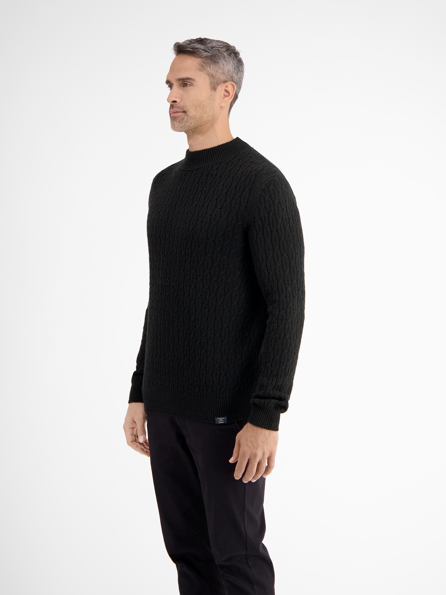 LERROS Strickpullover »LERROS Cable-Strickpullover mit Turtleneck«