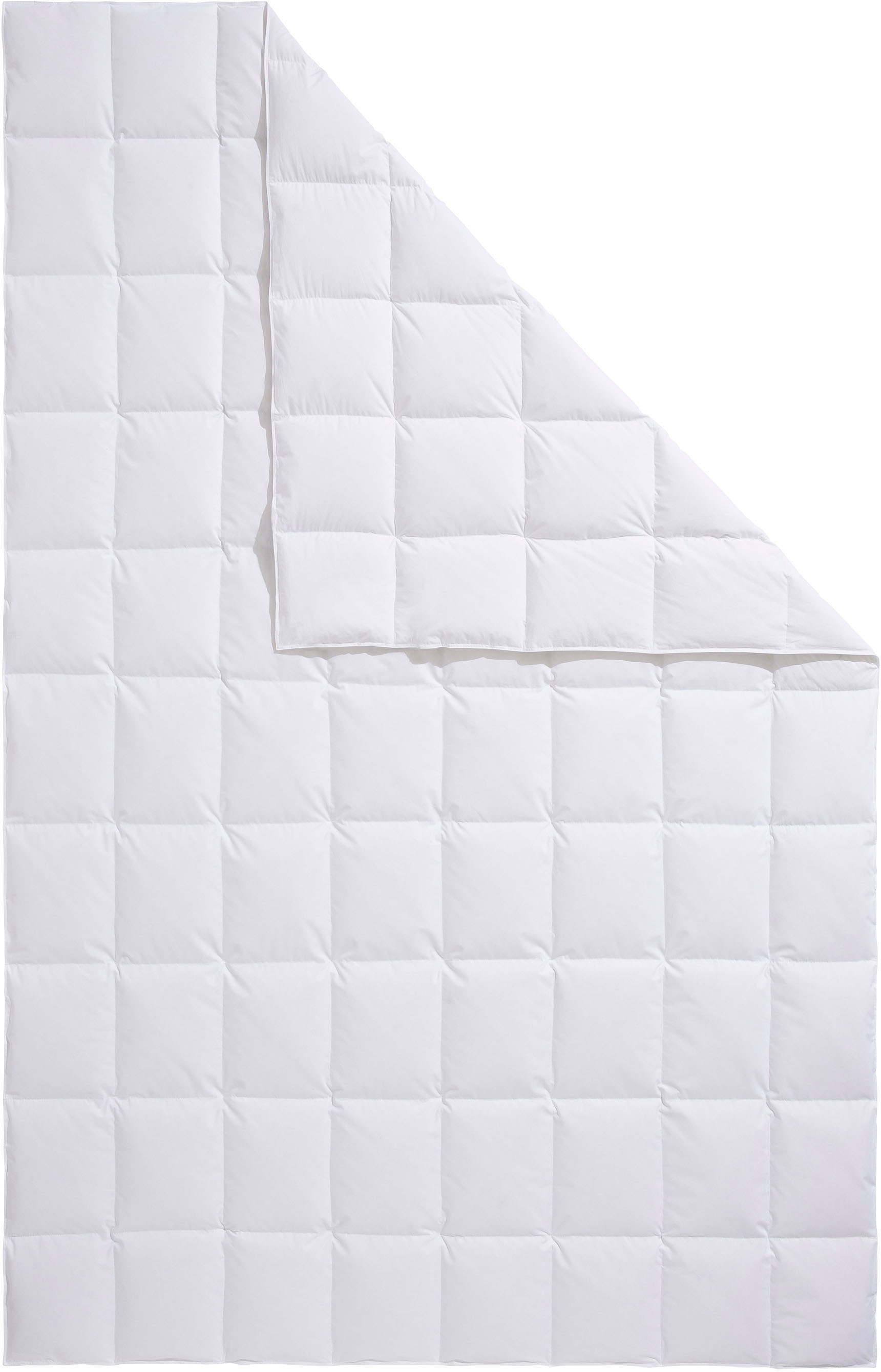 Älgdröm Daunenbettdecke »Loftet, Bettdecke 135x200, 155x220 cm und weitere Größen«, leicht, Füllung 90% Daunen, 10% Federn, Bezug 100% Baumwolle, (1 St.), Bettdecken, Sommer, Winter, Decke ist Made in Green zertifiziert