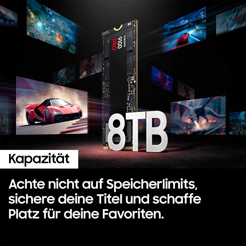 Samsung interne Gaming-SSD »9100 PRO SSD 1TB«, Anschluss M.2 PCIe