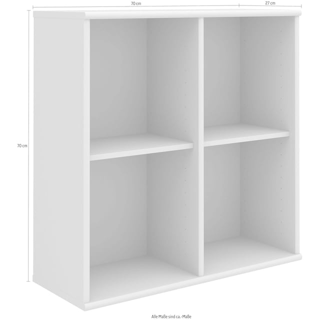 Hammel Furniture Regal »Mistral«, Verstellbar Einlegeböden, B:70 cm, T:27  cm, anpassungsbar Designmöbel auf Rechnung kaufen