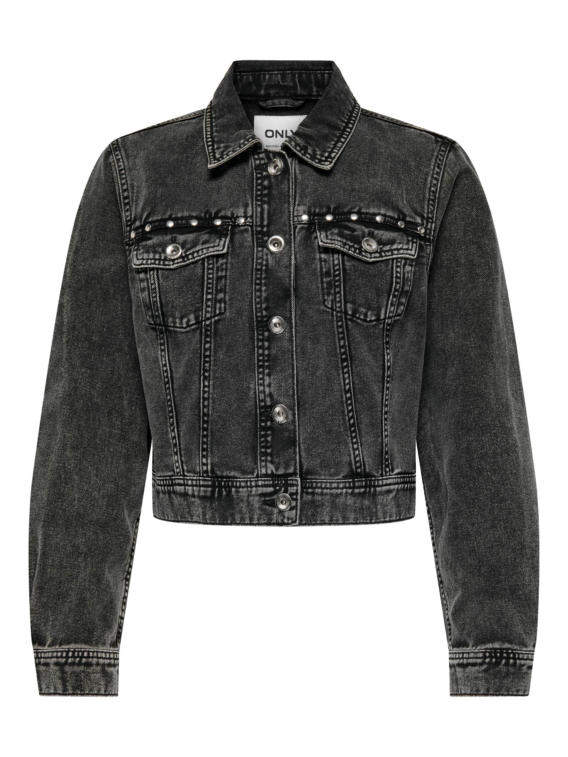 ONLY Jeansjacke »ONLLEANA STUD JACKET OTW«