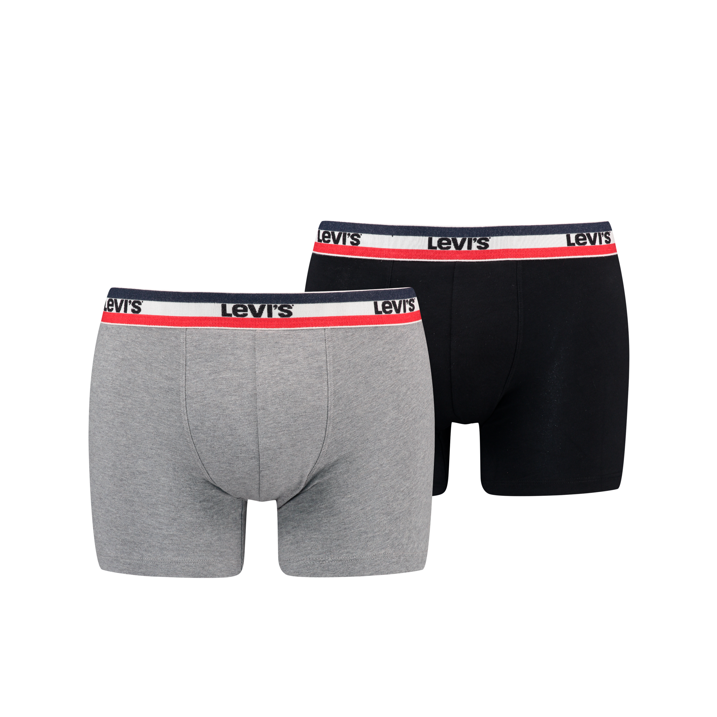 Levi's® Boxershorts »LEVIS MEN SPW LOGO BOXER BRIEF ORG  2P« Packung, 2er Pack,  mit breitem Logobund