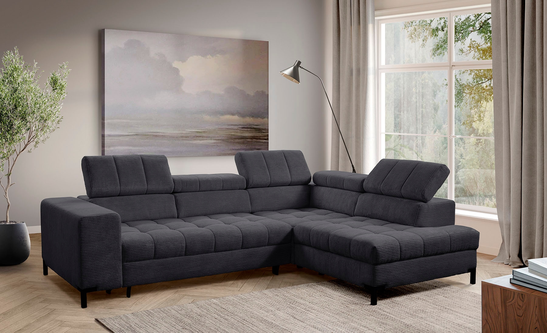 exxpo - sofa fashion Ecksofa »Bocco, hochwertige Verarbeitung, toller Sitzk günstig online kaufen