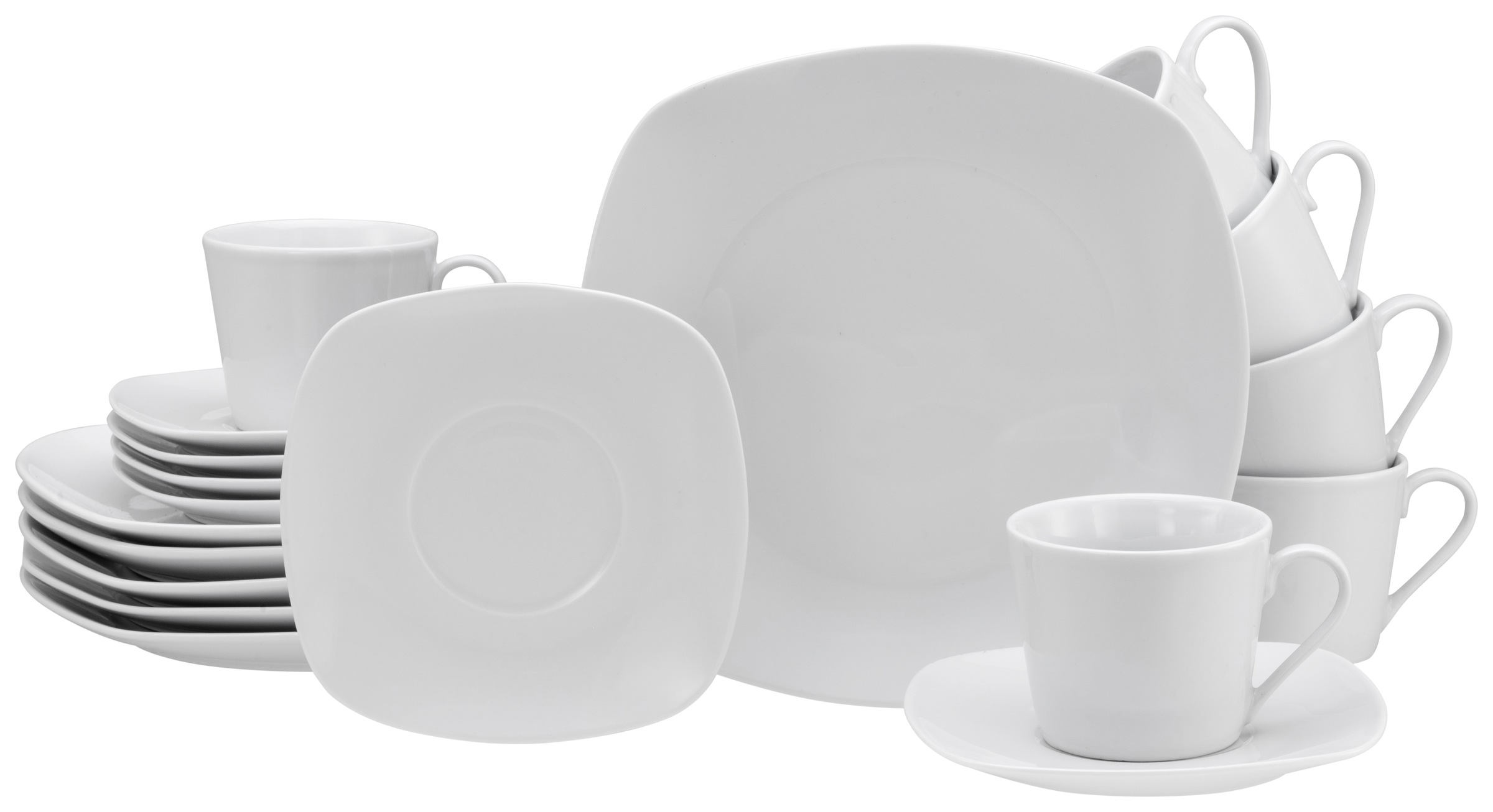 CreaTable Kaffeeservice »Geschirr-Set Amelie«, (Set, 18 tlg., Kaffeegeschir günstig online kaufen