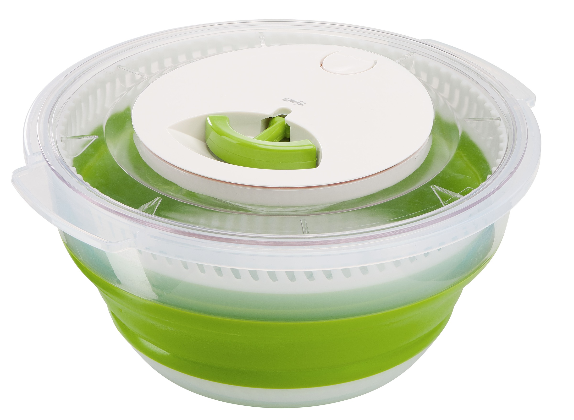 Emsa Salatschleuder »Basic« 4 Liter, zusammenklappbar, platzsparend, rutsch günstig online kaufen