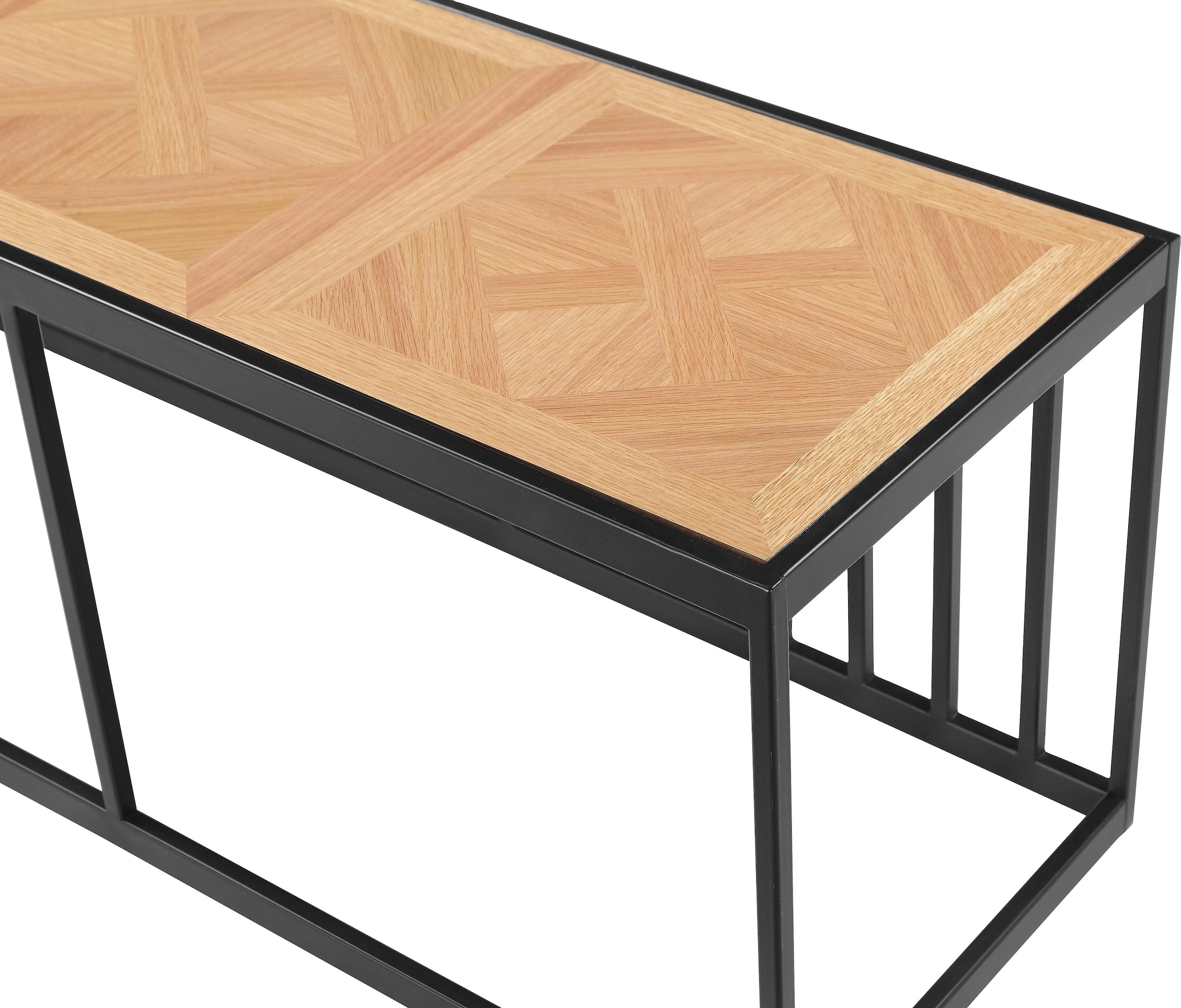 Home affaire Lowboard »Sumac Ridge Road«, aus MDF und Furnier, Füße aus Metall, Breite 160 cm