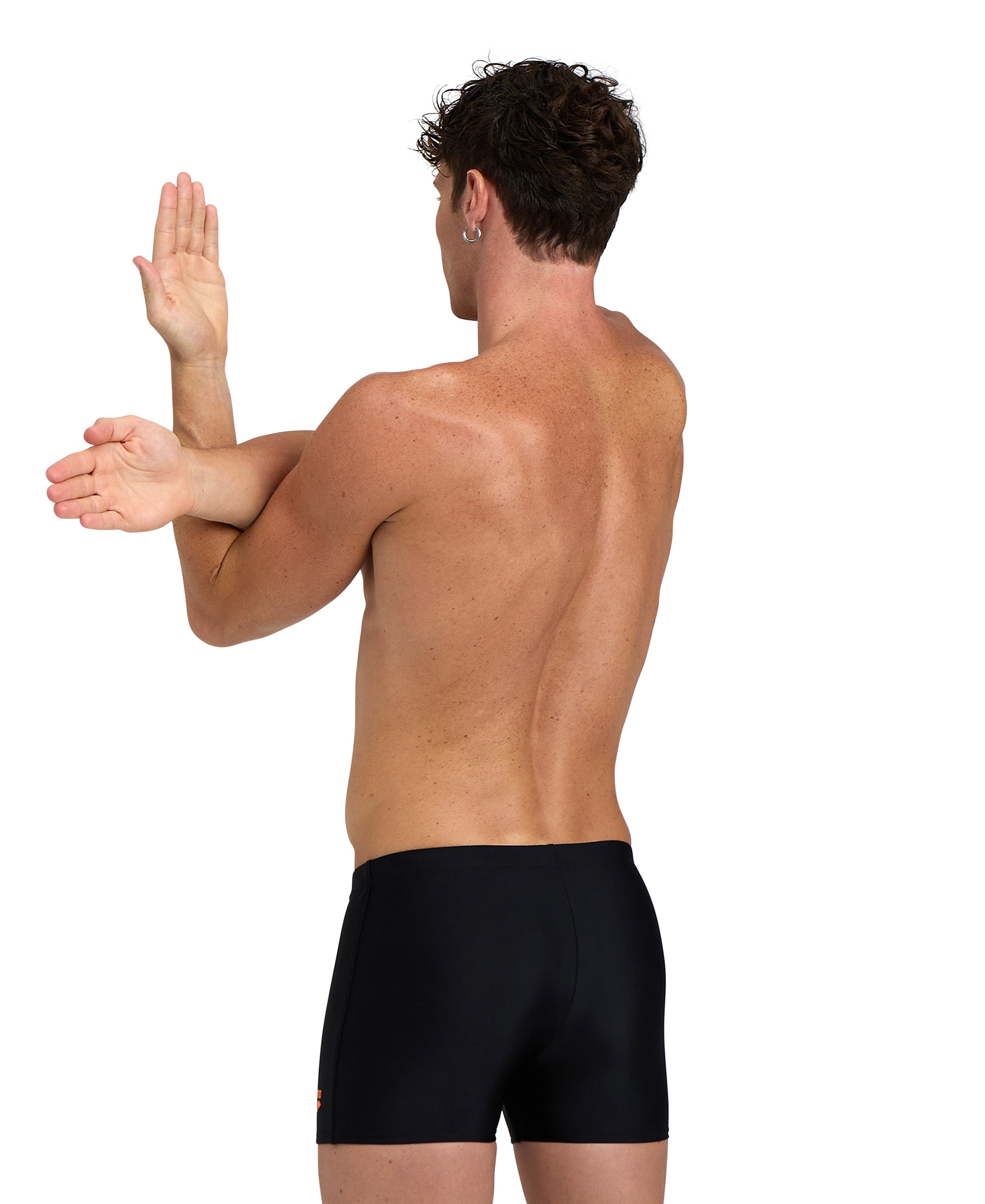 Arena Badehose mit Reißverschlusstasche, aus Polyester und Elasthan