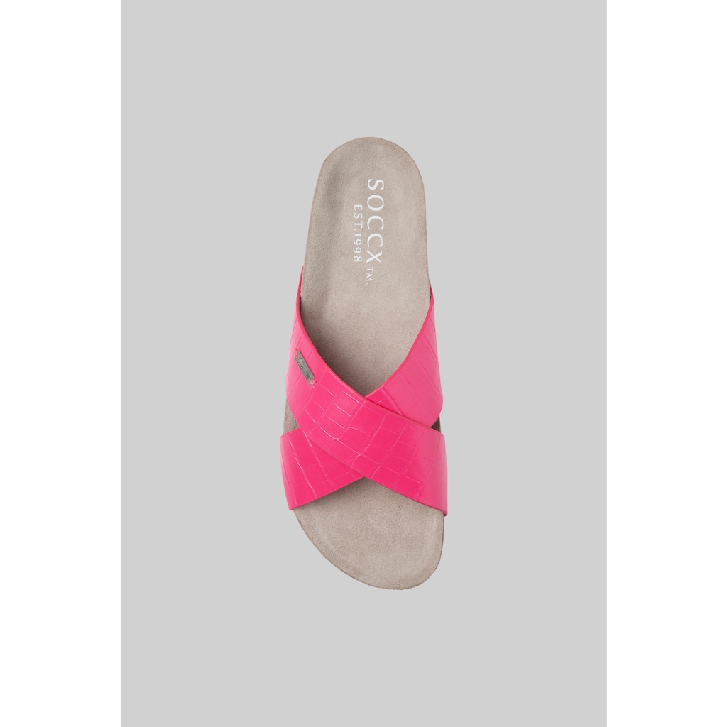 SOCCX Sandale, mit Fußbett