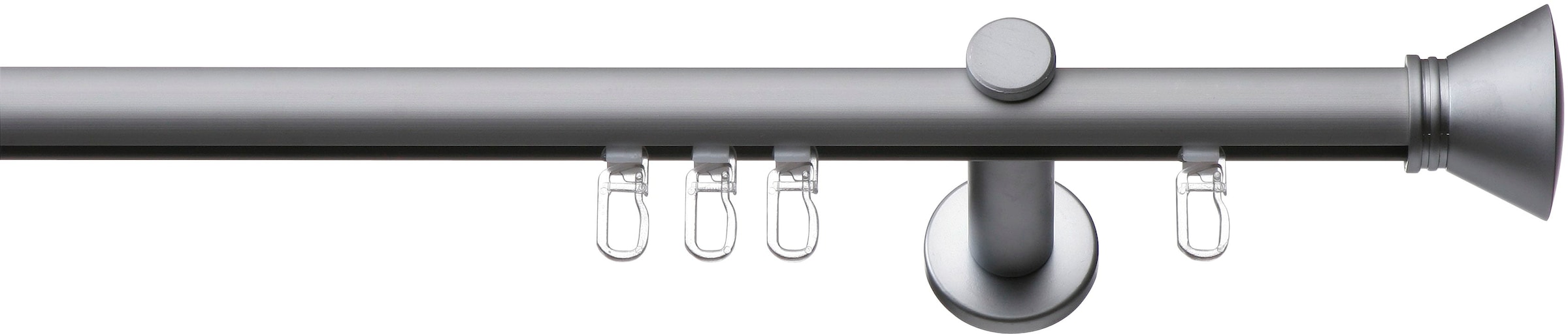 indeko Gardinenstange »Ibiza« Ø 16 mm 1 läufig-läufig Fixmaß Innenlauf Komp günstig online kaufen