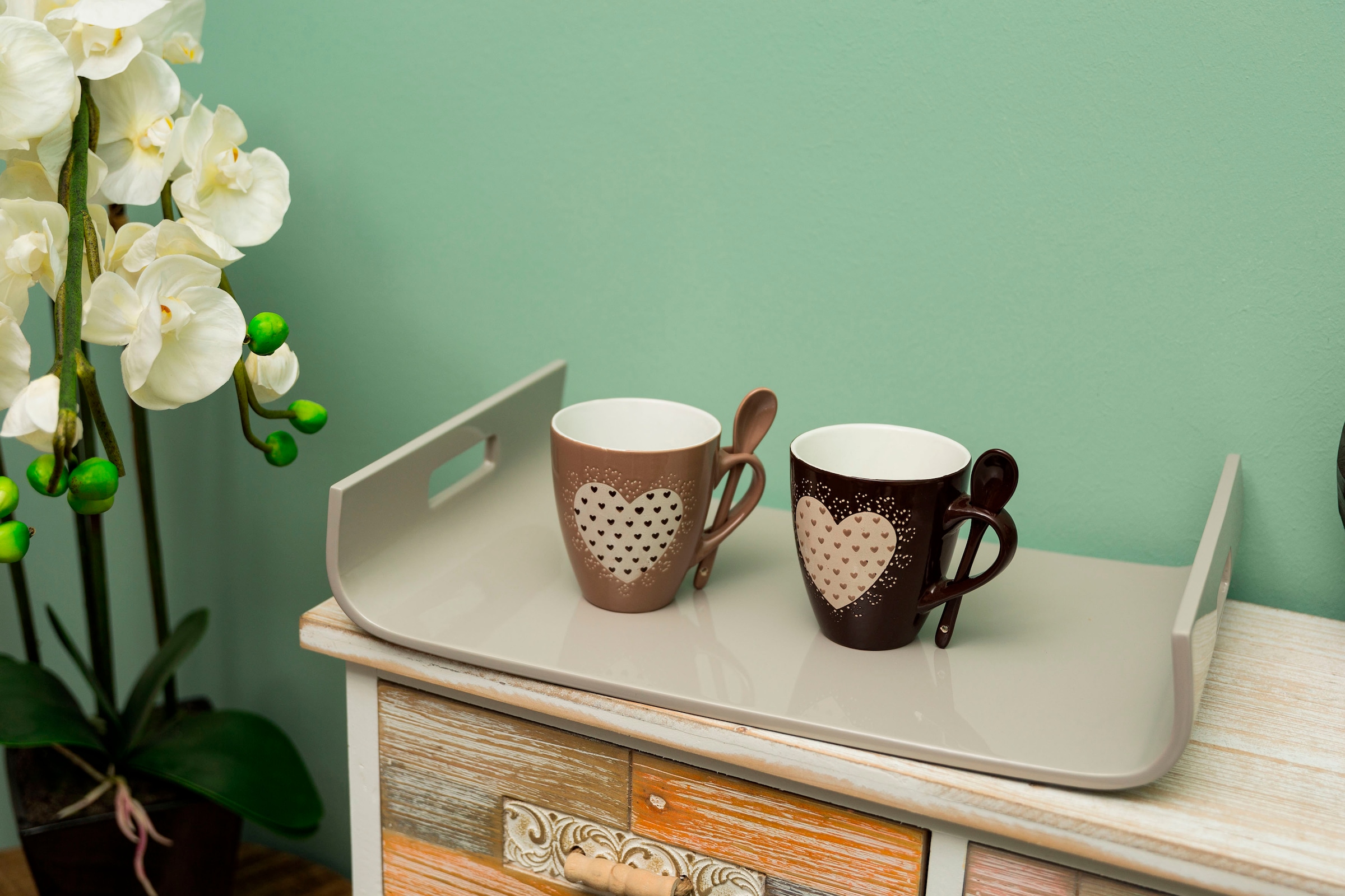 Myflair Möbel & Accessoires Tablett »Platon« Dekotablett, modernes Design