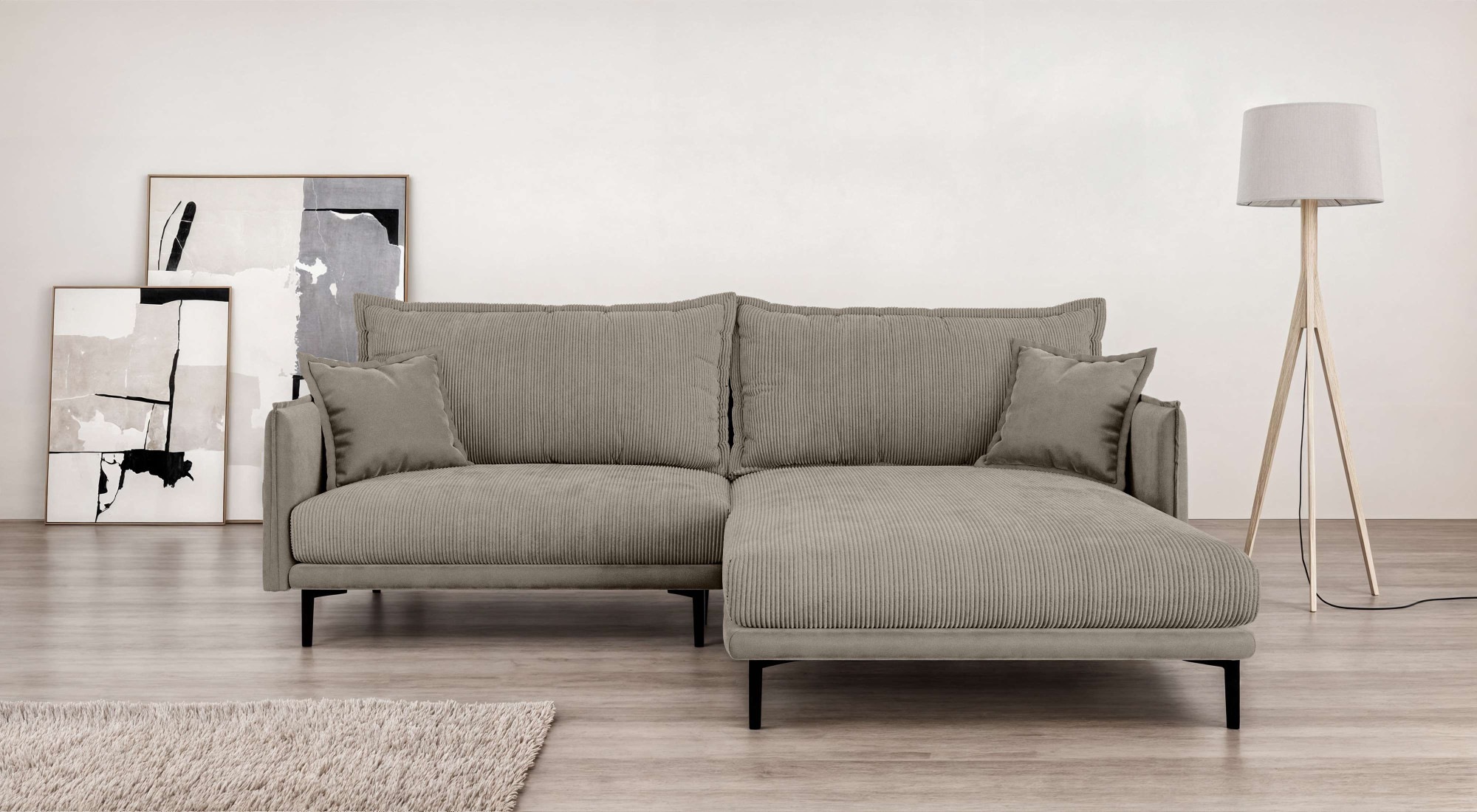 INOSIGN Ecksofa »ALEXANDRIA mit Recamiere rechts oder links bestellbar, mod günstig online kaufen