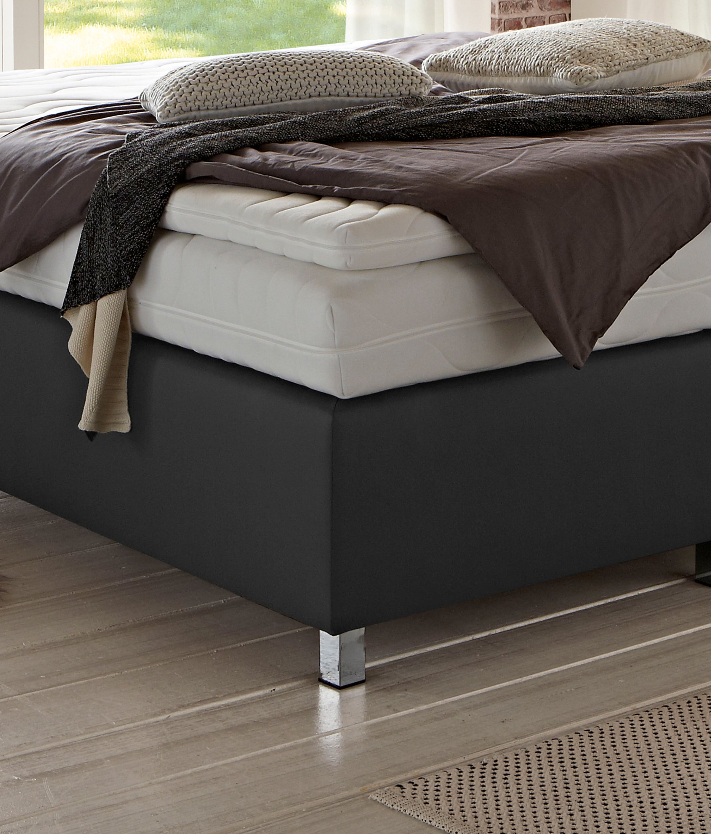 Westfalia Schlafkomfort Boxspringbett »London in den Breiten 160x200, 180x2 günstig online kaufen