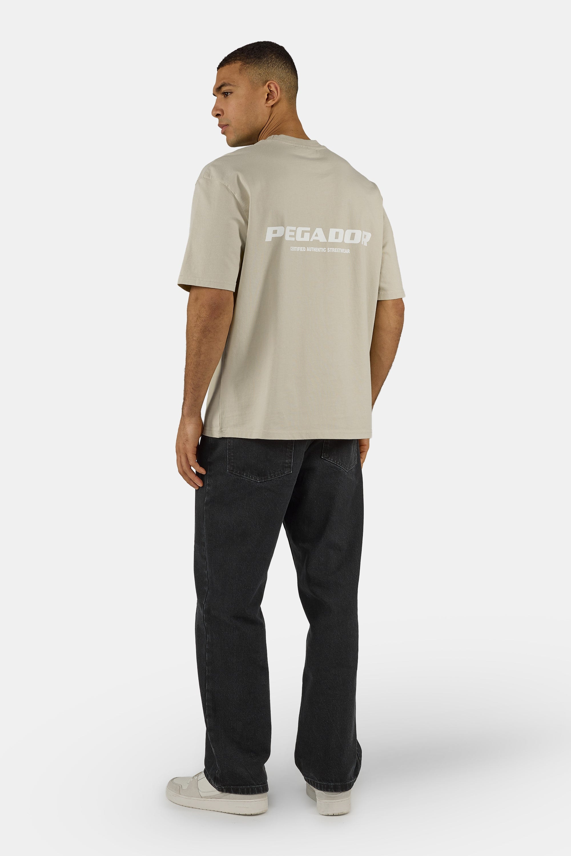 PEGADOR Rundhalsshirt »COLNE LOGO OVERSIZED TEE« Baumwolle, oversize