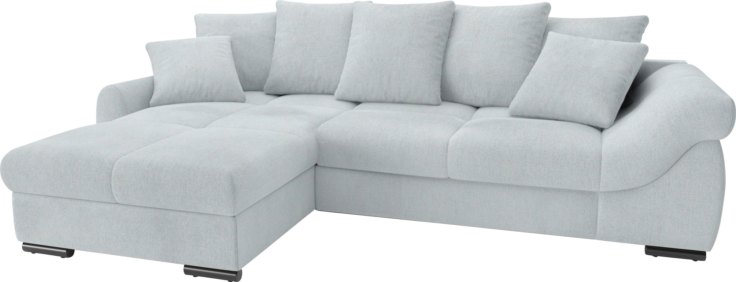 Mr. Couch Ecksofa »Livorno DuraFlex L-Form«, inkl. Hochschläfer-Bettauszug, günstig online kaufen