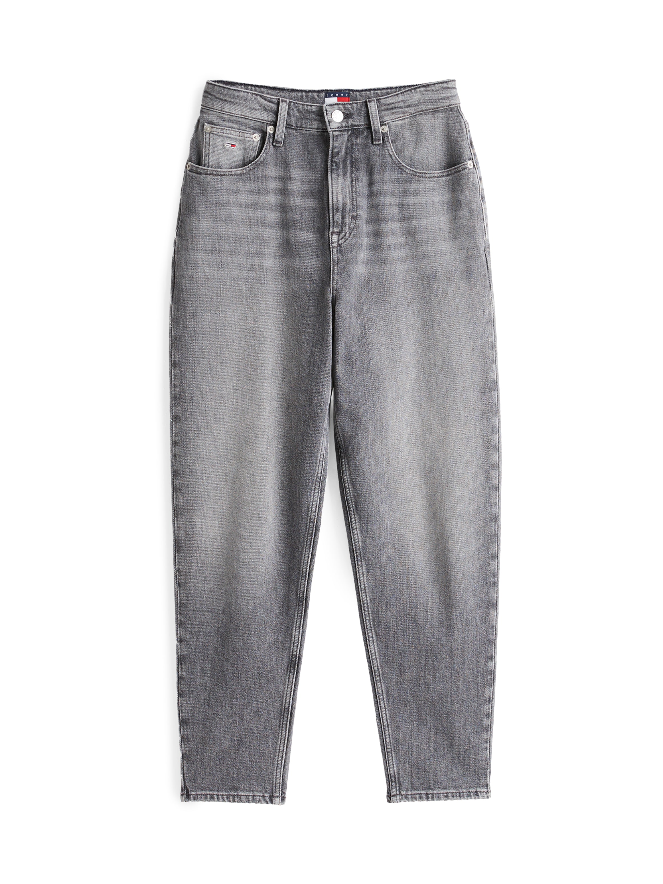 Tommy Jeans Mom-Jeans »MOM JEAN UH TPR«, mit Logo-Stickereien, in knöchelfreier Länge