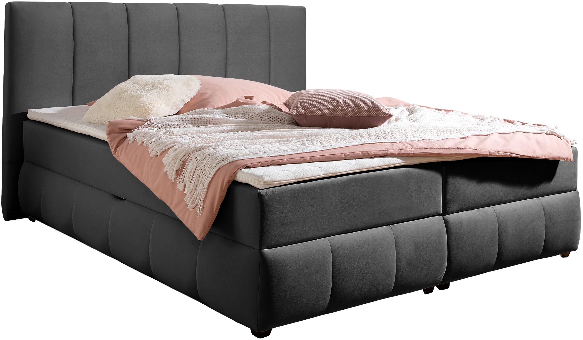 INOSIGN Boxbett »Hartley«, Inkl. Bettkasten & Topper, wählbar in H2, H3 o. H4