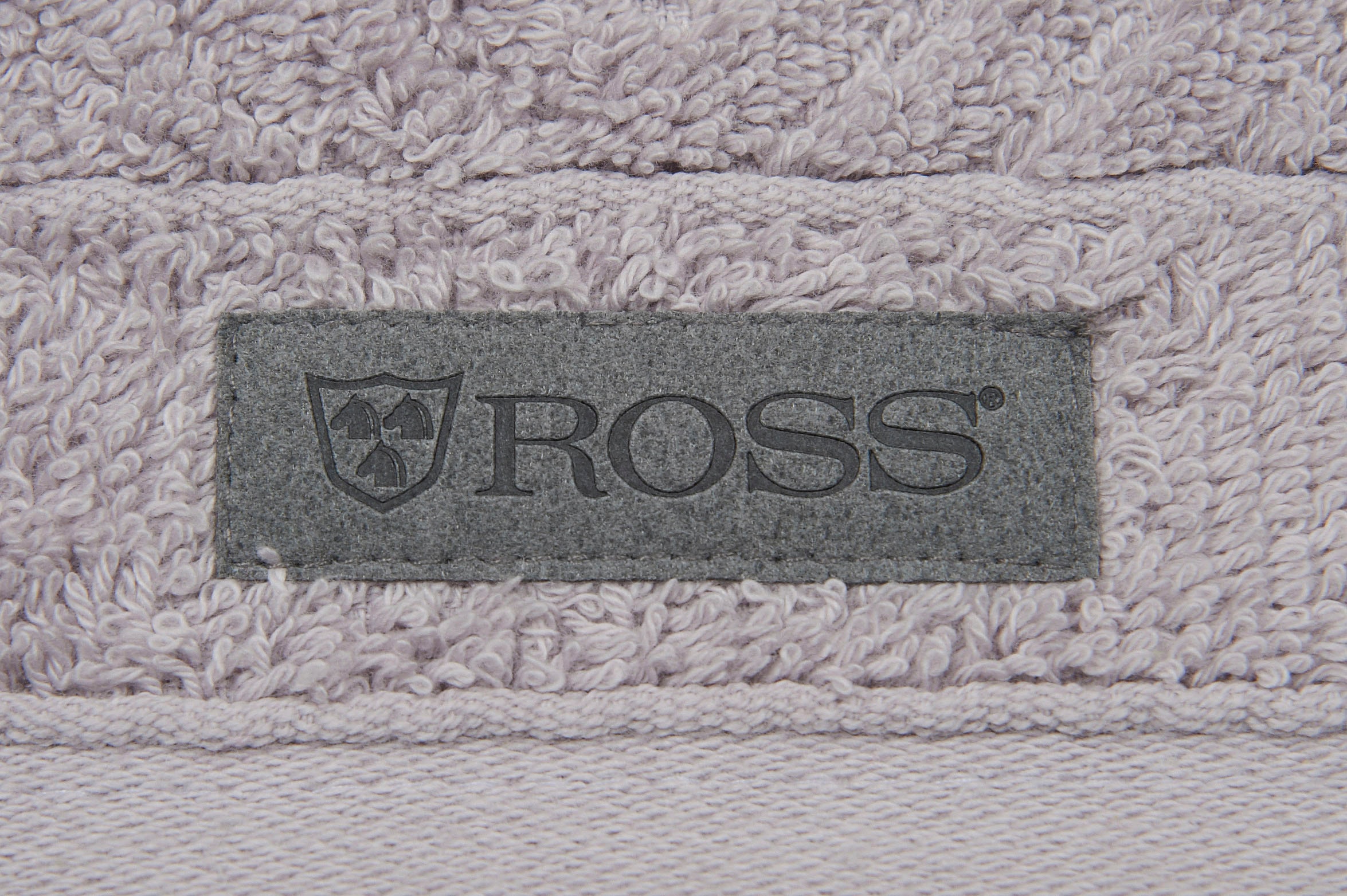 ROSS Duschtuch »Smart«, mit Uni-Rippe (1 St.), bestellen Velourslabel