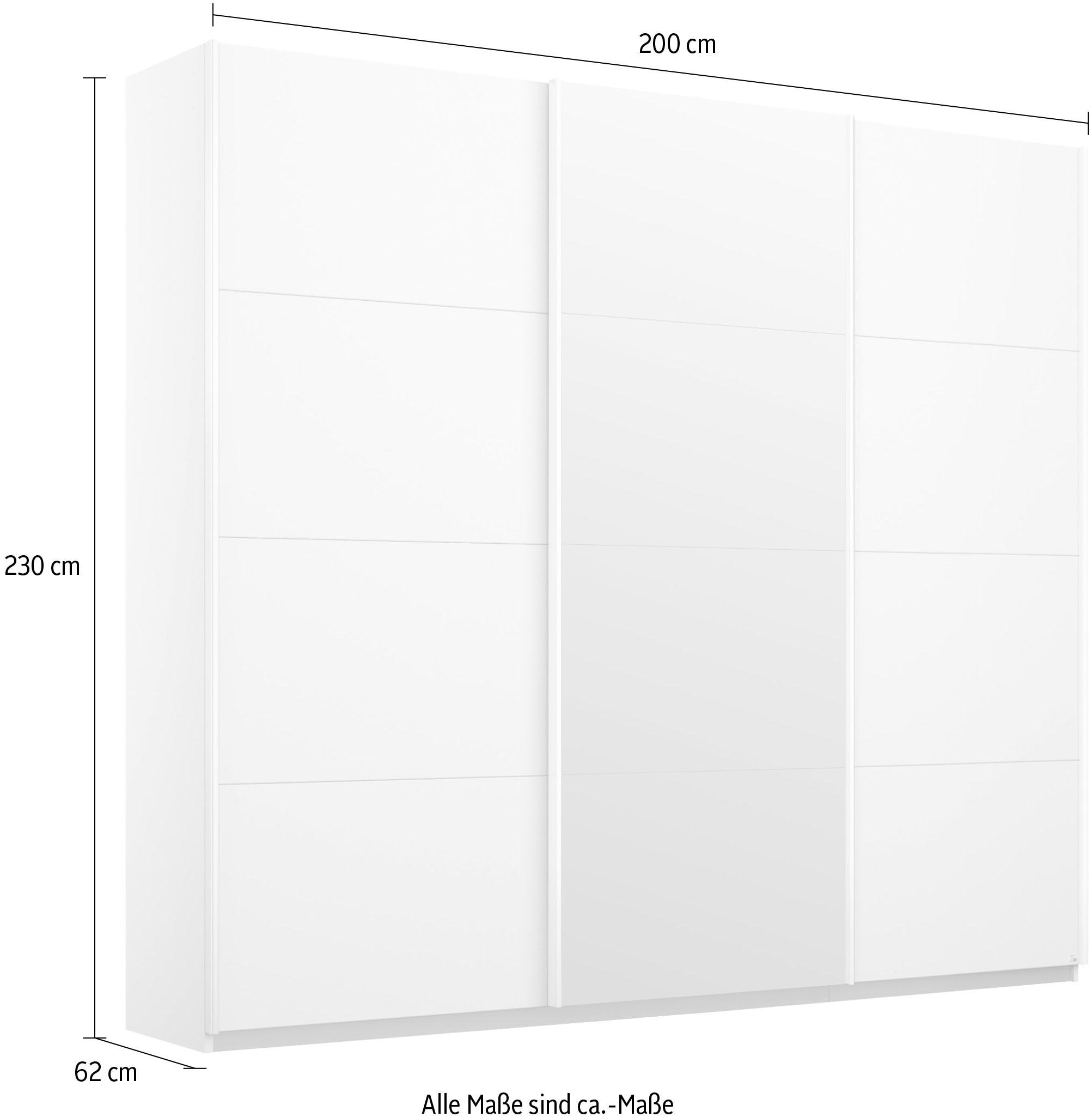 rauch Schwebetürenschrank »Kleiderschrank Schrank Garderobe Wäscheschrank BESTSELLER KEPAN«, inkl. Schubladen-Einsatz und extra Einlegeböden MADE IN GERMANY