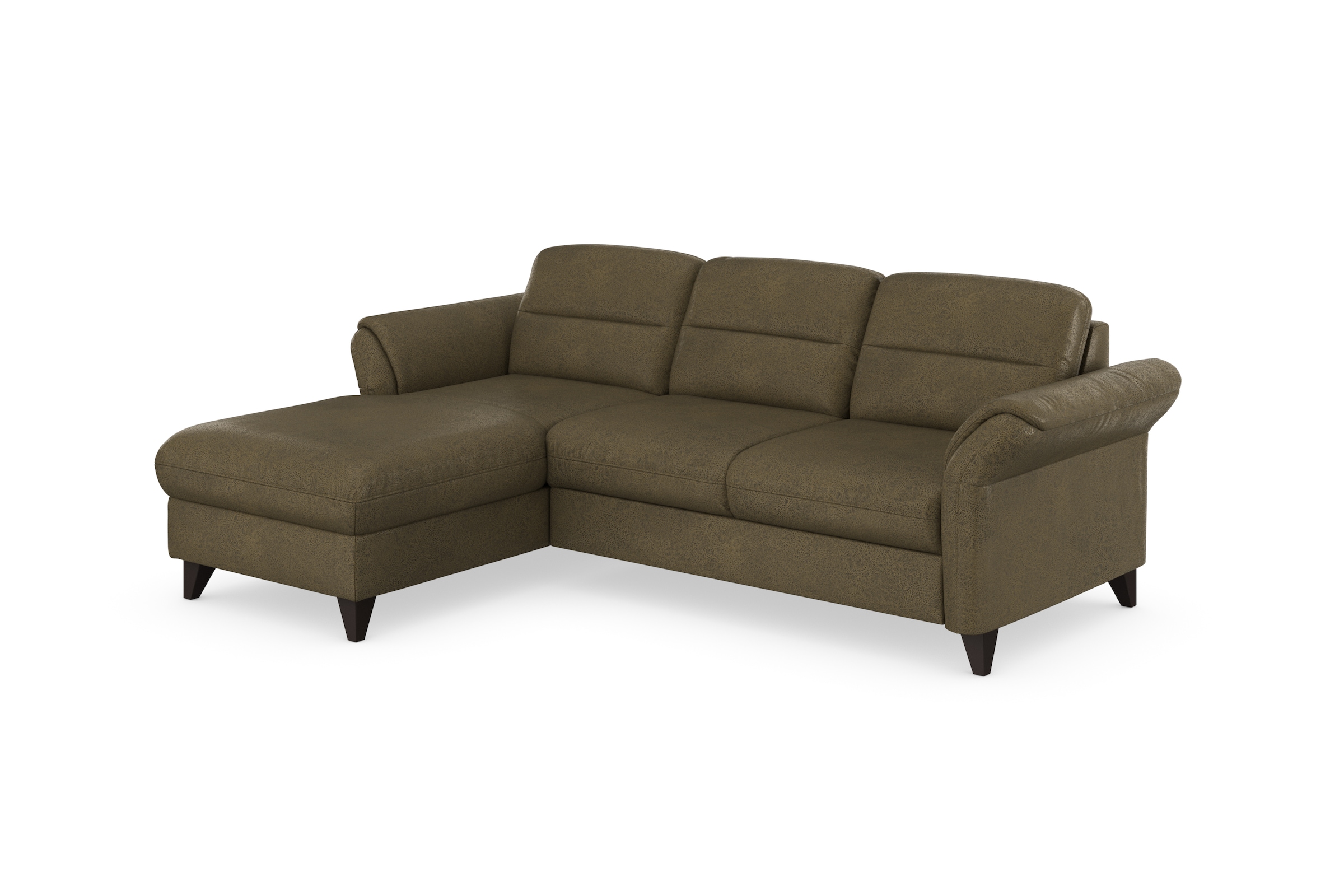 sit&more Ecksofa »Mellum L-Form«, Federkern, wahlweise mit Bettfunktion, Bettkasten und Armteilfunktion