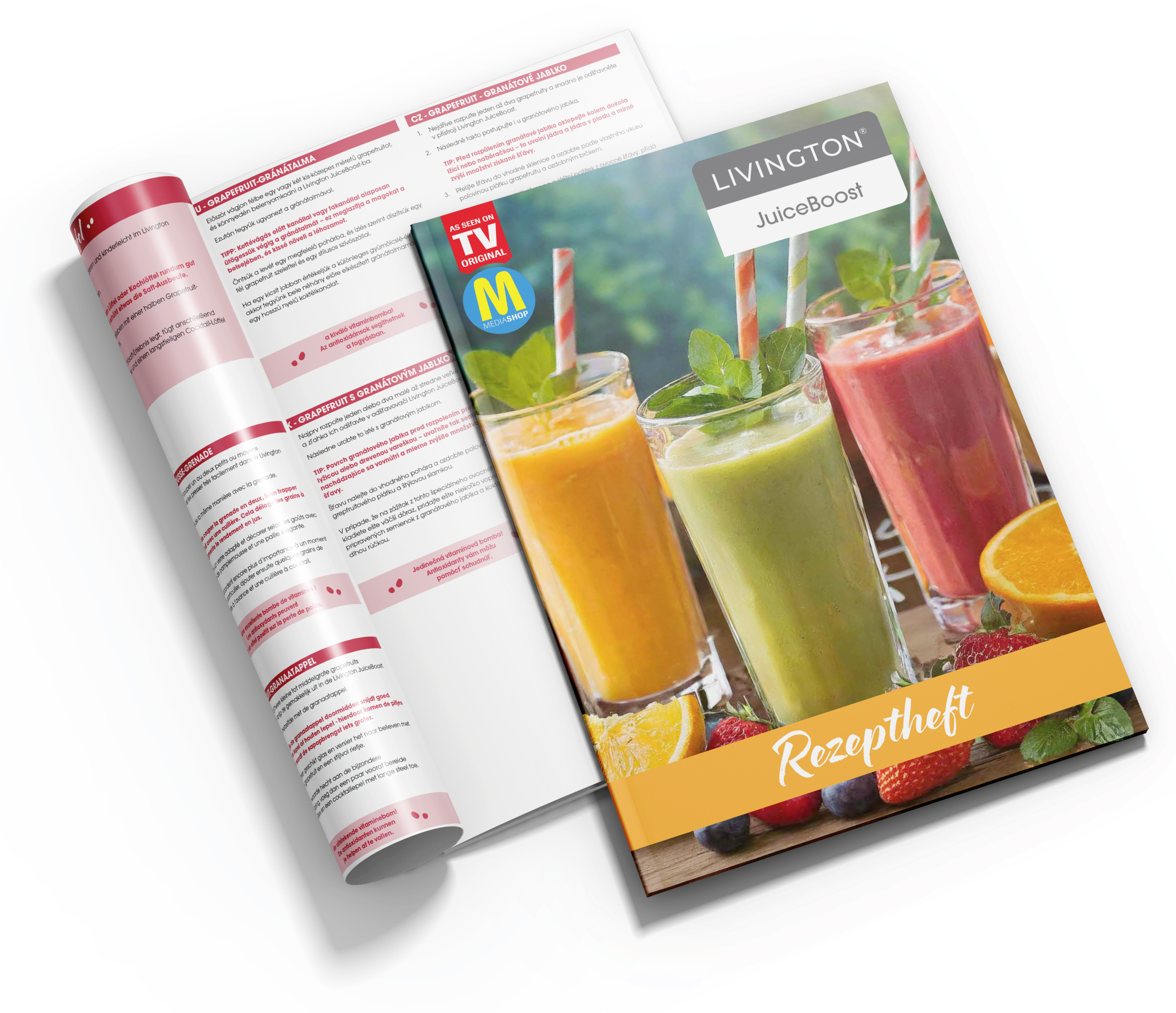 LIVINGTON Entsafter »JuiceBoost M36657«, 10 W