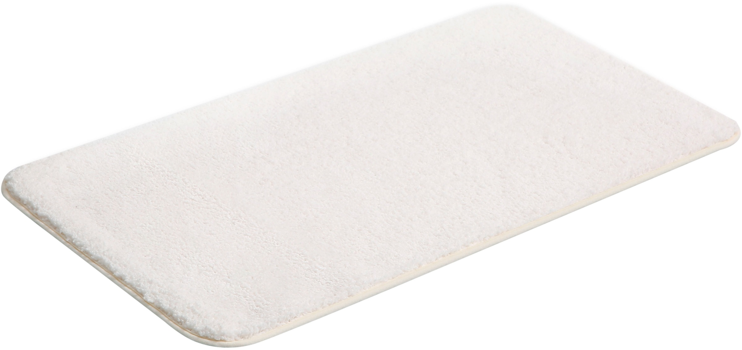 my home Badematte »Regona, Badteppich, Badvorleger, Badezimmer Teppich«, rutschhemmend beschichtet, fußbodenheizungsgeeignet-schnell trocknend-strapazierfähig, Uni Farben, besonders weich, als rechteckig und halbrund erhältlich