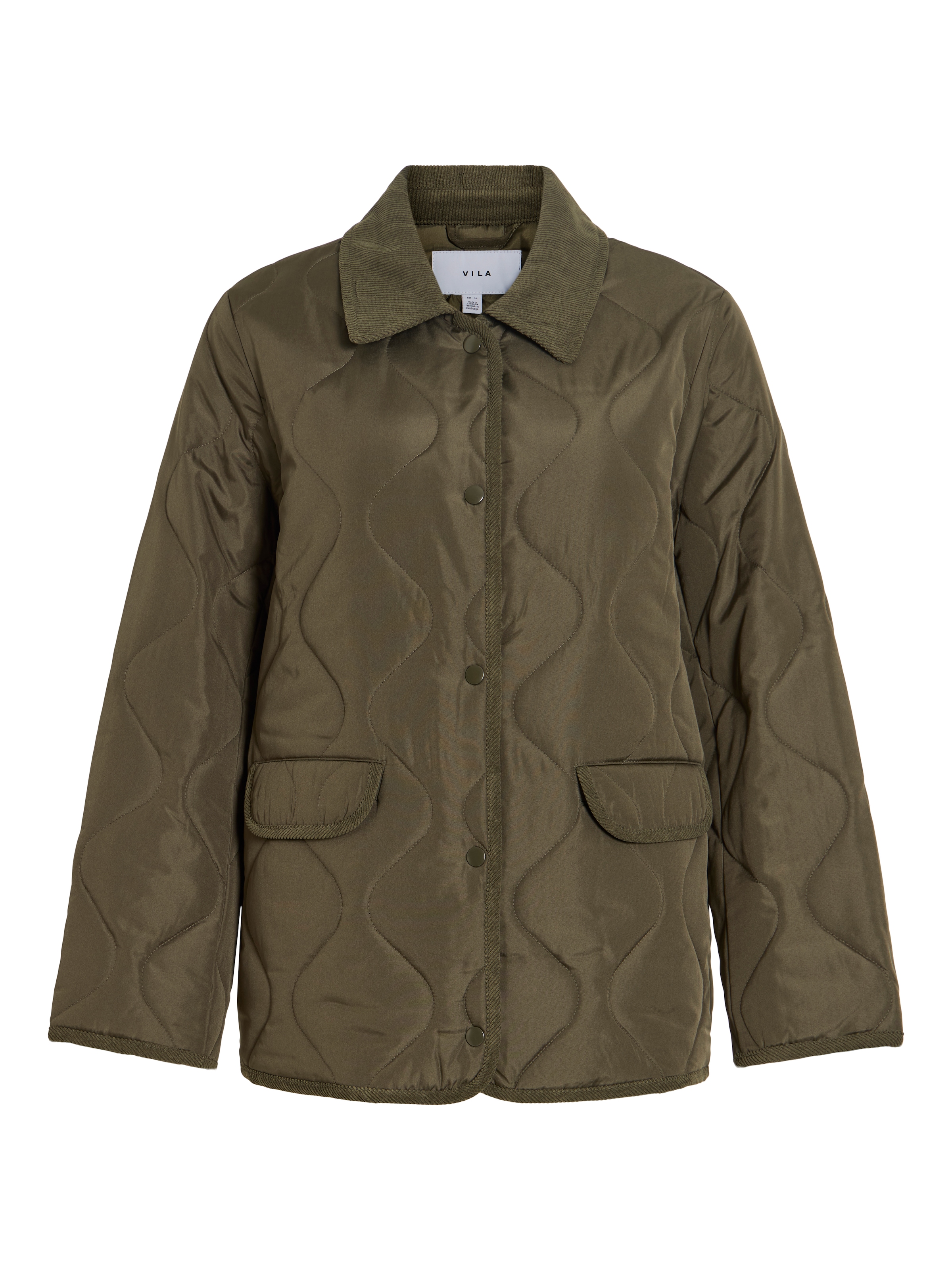 Vila Steppjacke »VITATE L/S QUILT DETAIL JACKET - NOOS« Kunstfaser