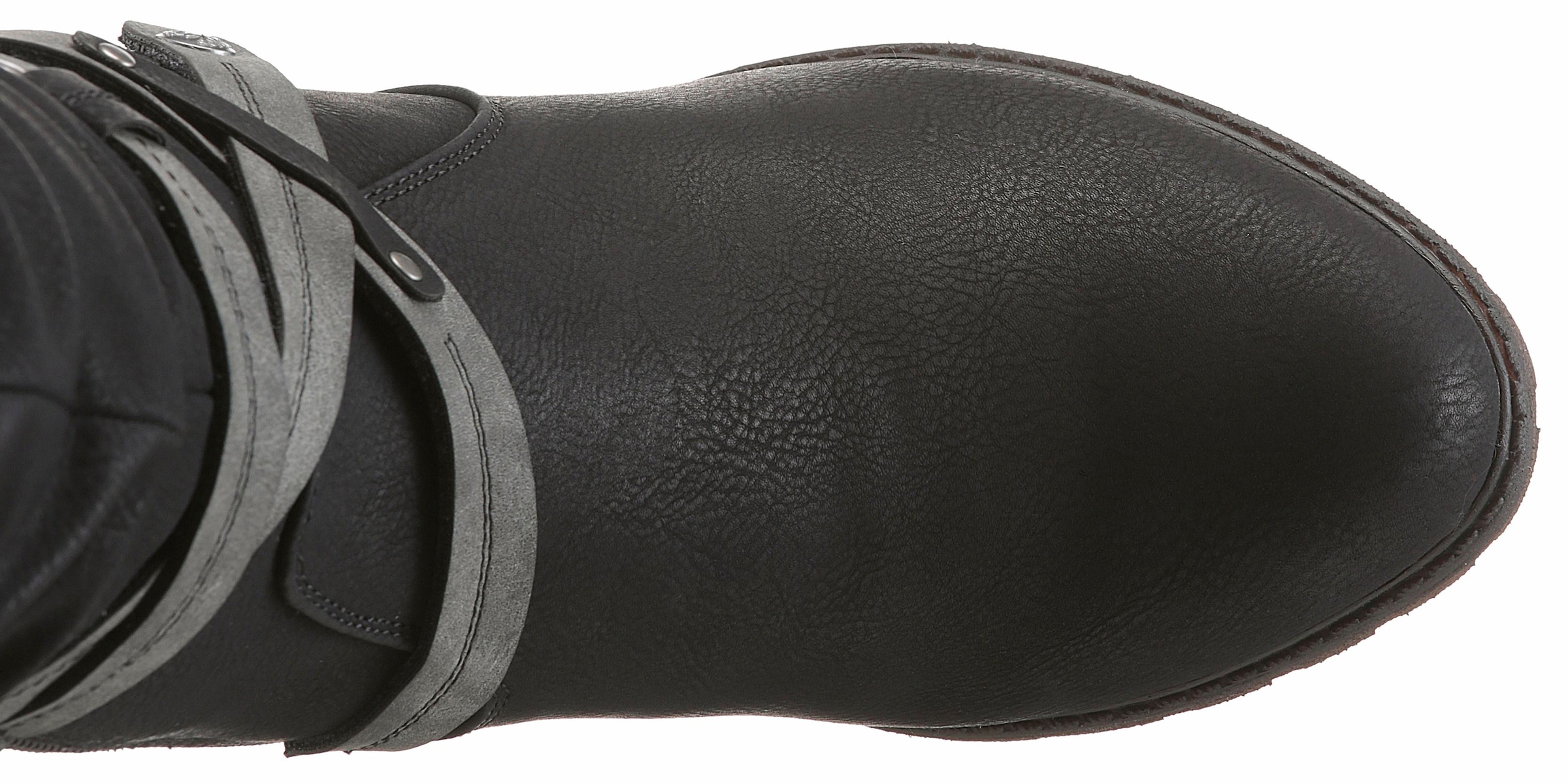 Rieker Winterstiefel, Blockabsatz, Rieker TEX-Membran, mit stylischem Zierriemchen