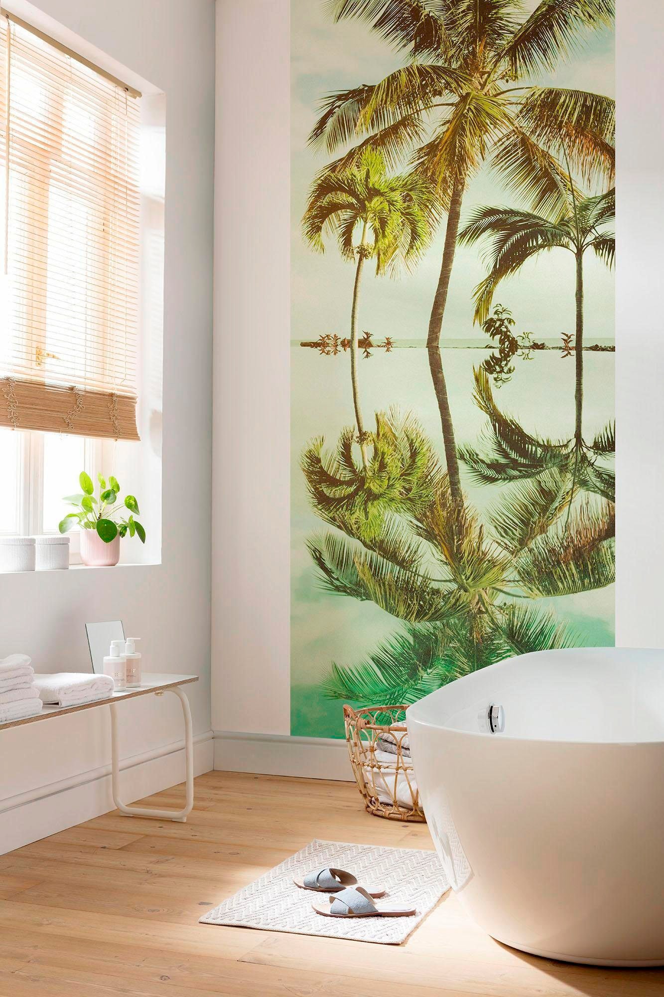 Komar Vliestapete »Digitaldruck Vlies - Key West Panel - Größe 100 x 250 cm«, bedruckt, Wohnzimmer, Schlafzimmer