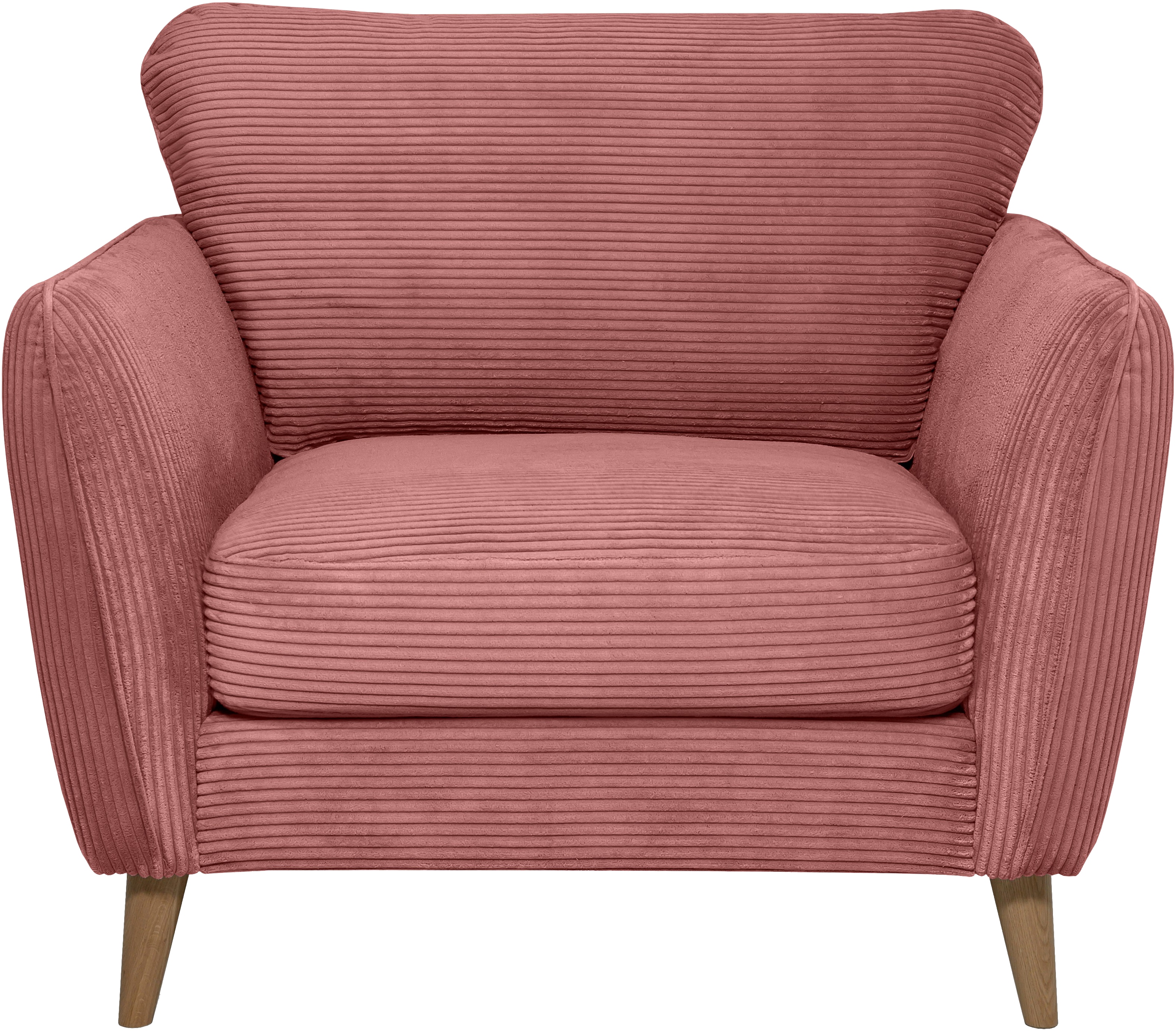 Home affaire Sessel MARSEILLE, Massivholzbeine Eiche, günstig online kaufen