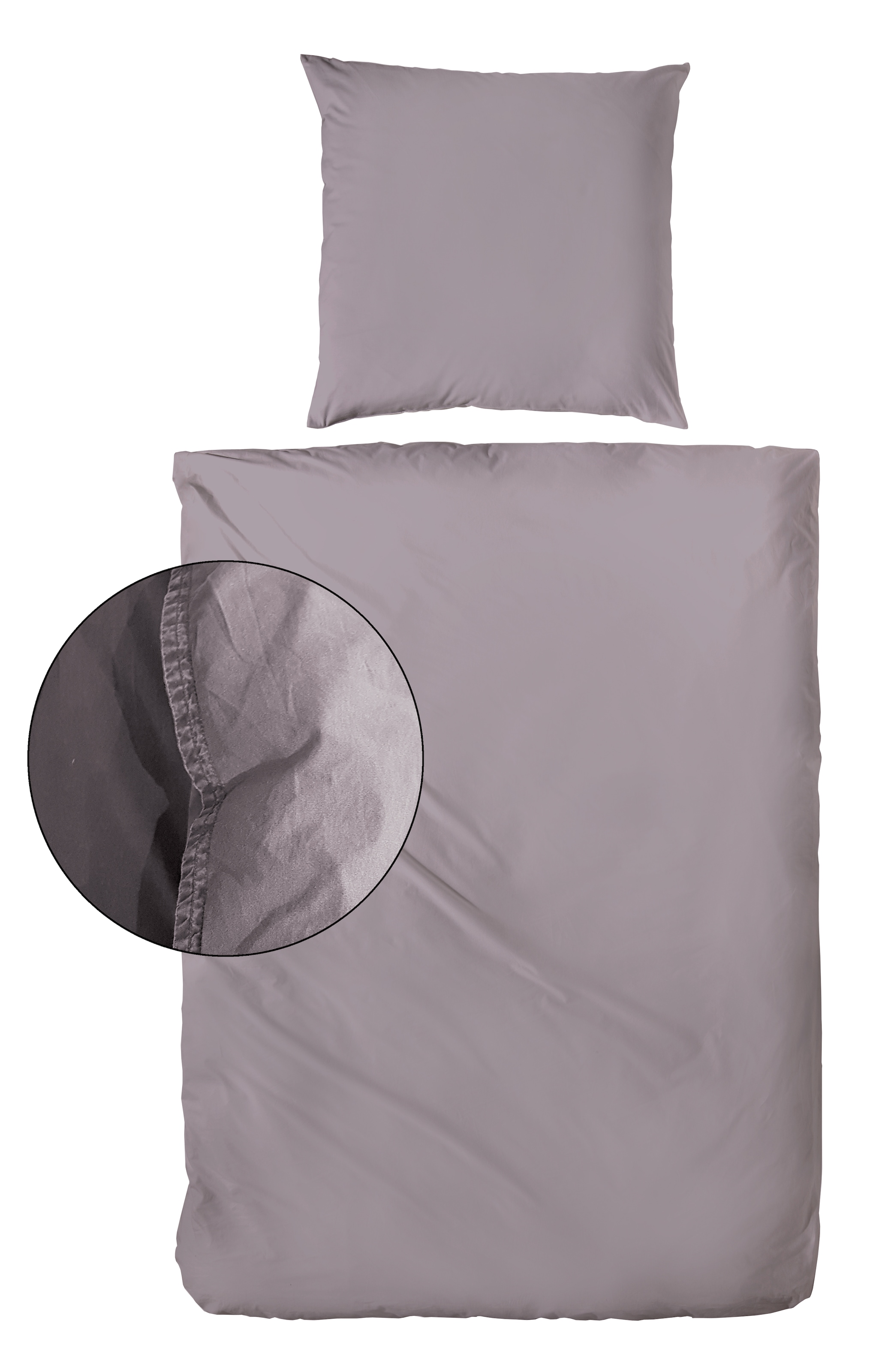 Primera Bettwäsche »Stone-Washed in Gr. 135x200, 155x220 oder 200x200 cm« 2 Stk. 100% Baumwolle, Bettwäsche in feinem Knitterlook, weicher Griff