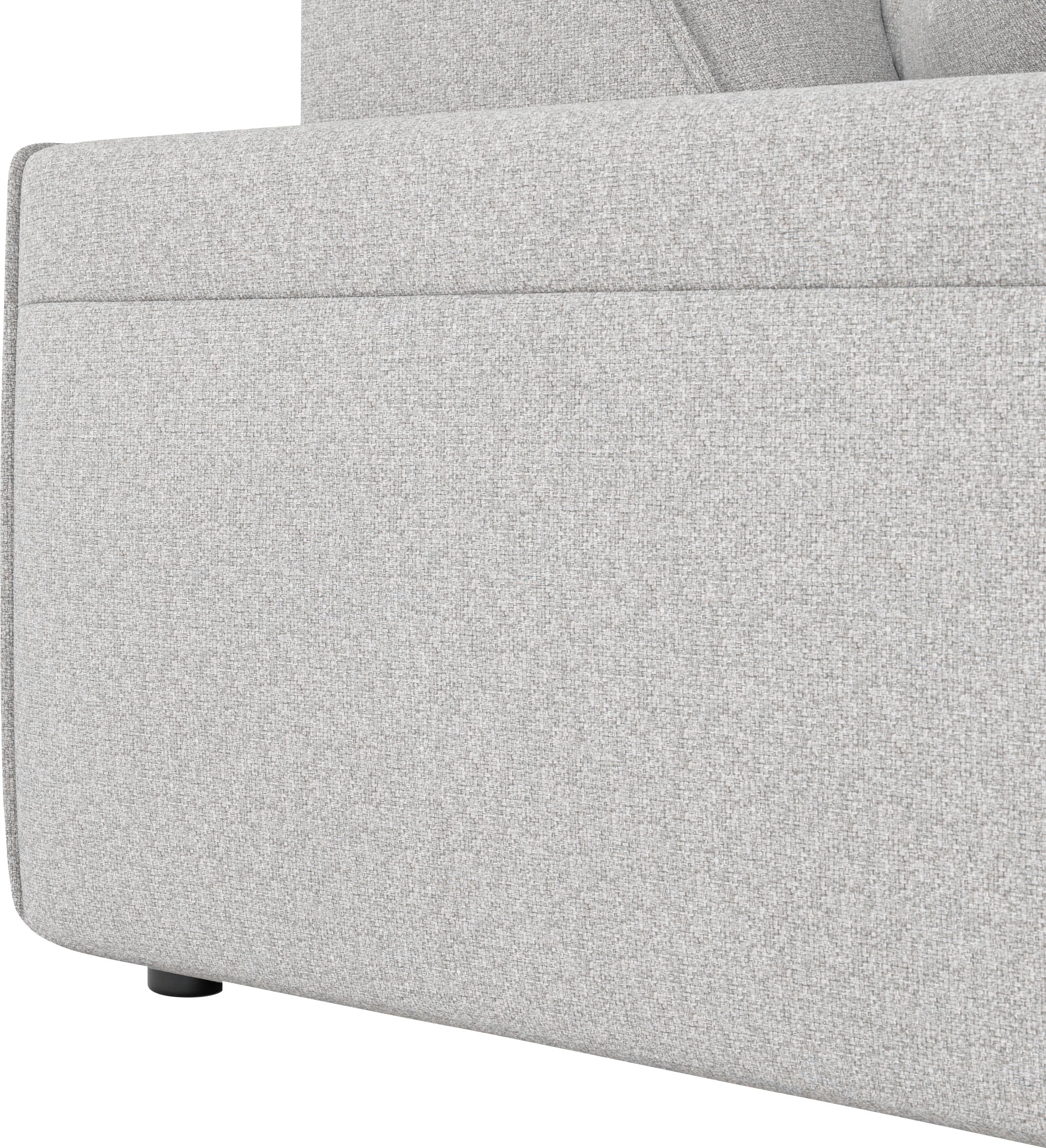 andas Ecksofa »Glimminge L-Form auch in Breitcord, Feincord + Easy care-Bezug,«, Breite 264, Zierkissen