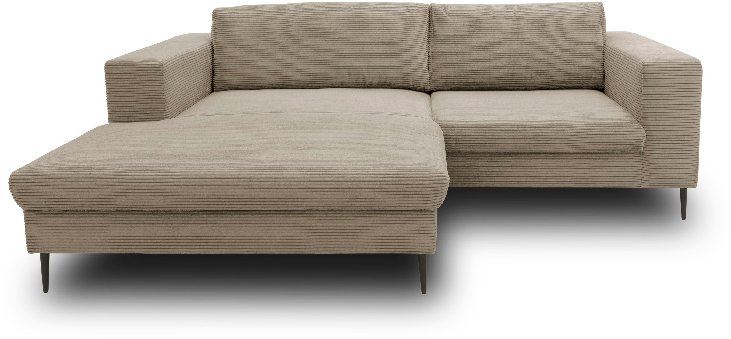 DOMO collection Ecksofa »Modica kompakt und elegant, Breite 244, L-Form« mo günstig online kaufen