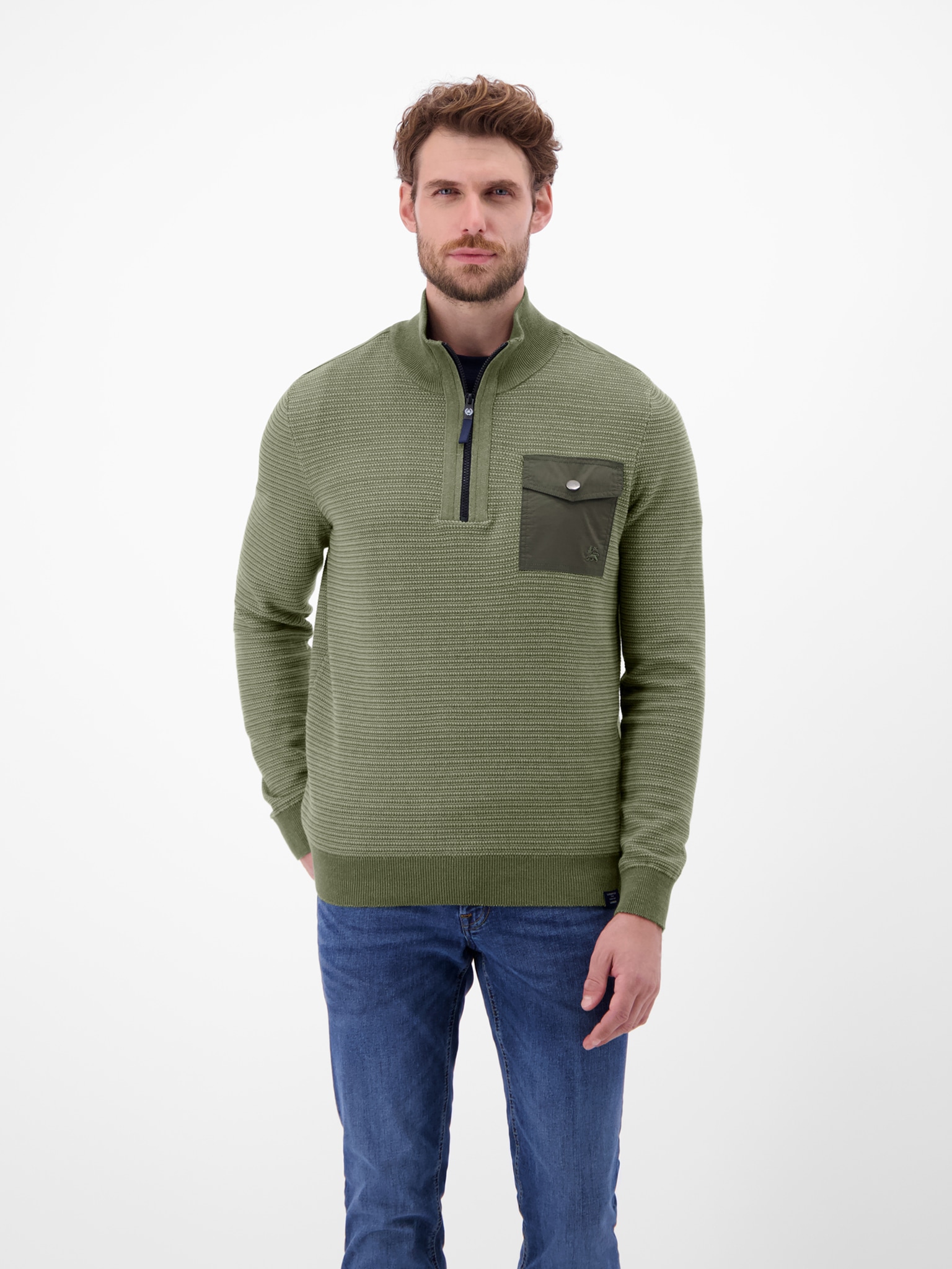 LERROS Troyer in Struktur-Strick-Optik