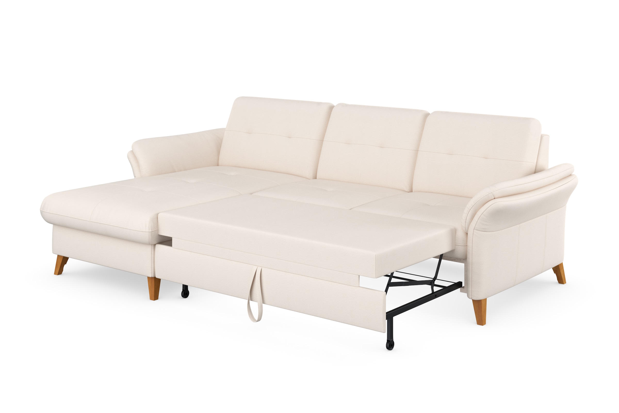 sit&more Ecksofa »Göteborg«, Sitztiefenverstellung und Federkern, wahlweise mit Bettfunktion