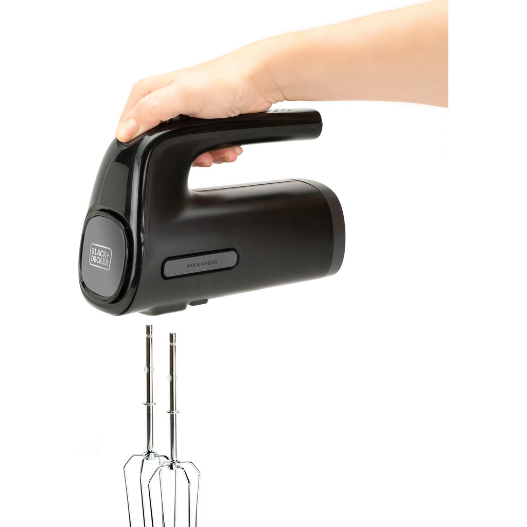 Black + Decker Handmixer »BXMX300E/ ES9130070B«, 300 W