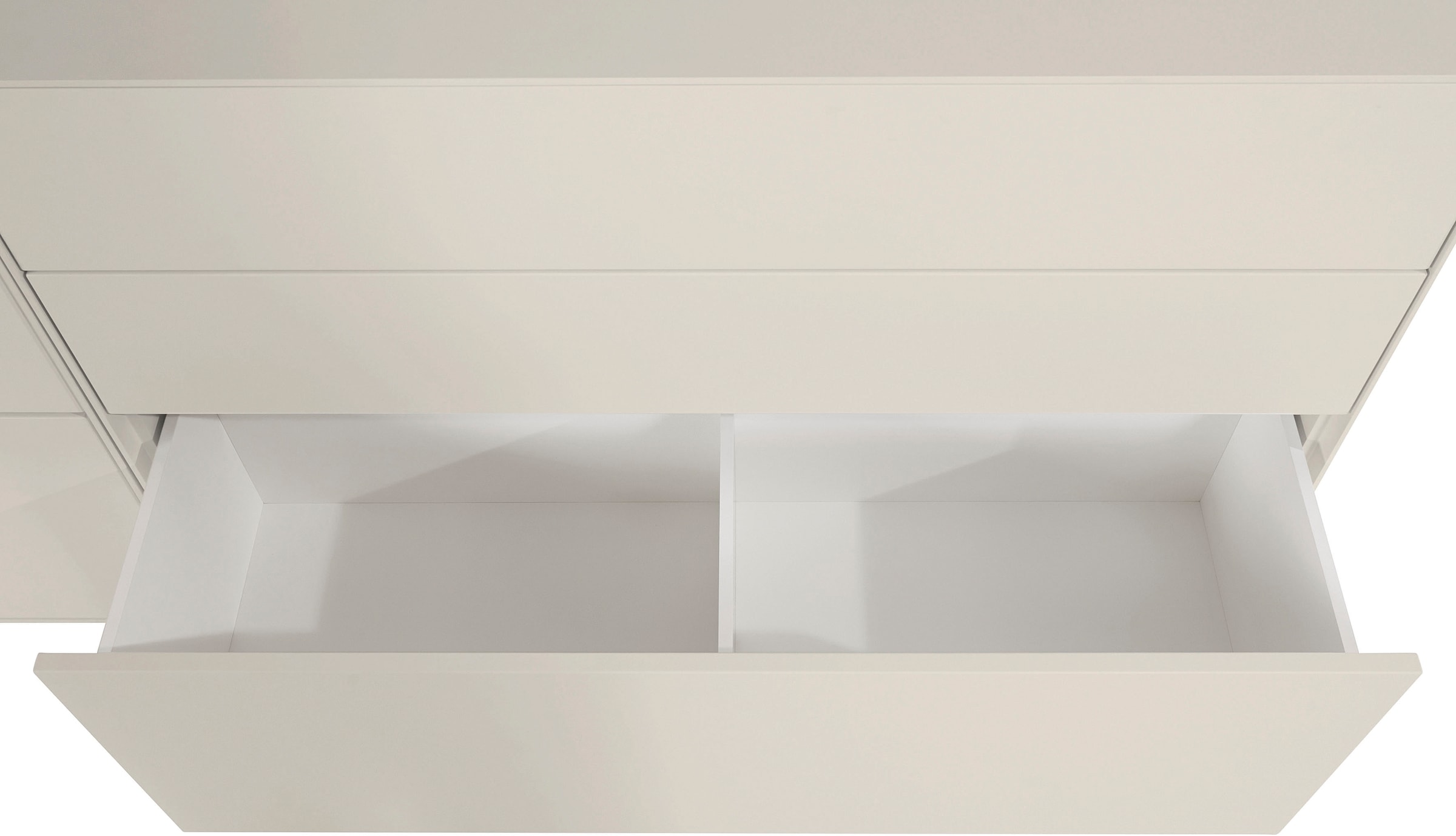 LeGer Home by Lena Gercke Sideboard »Essentials«, (2 St.), Breite: 224cm, MDF lackiert, Push-to-open-Funktion