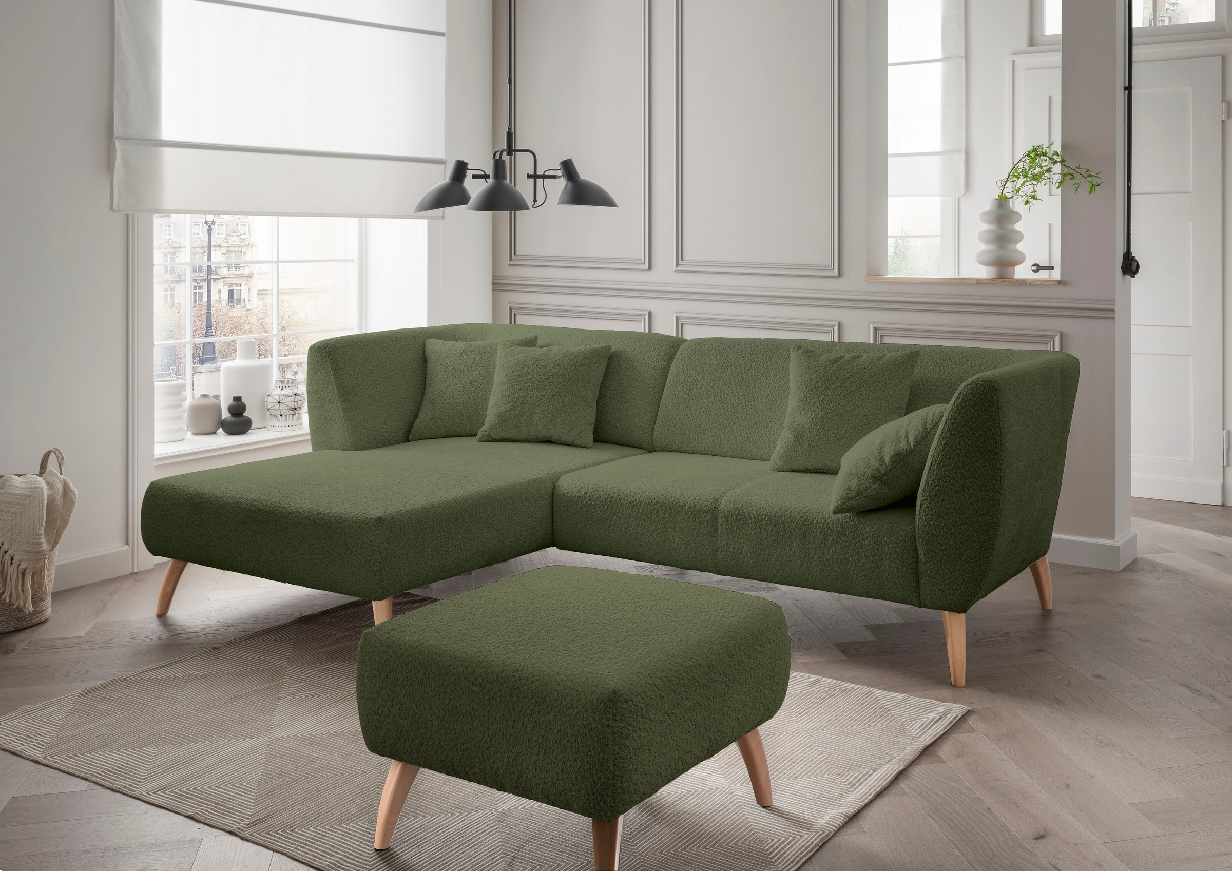 INOSIGN Ecksofa »Colori Polstermöbel mit zeitlos eleganter Rückenführung. L günstig online kaufen