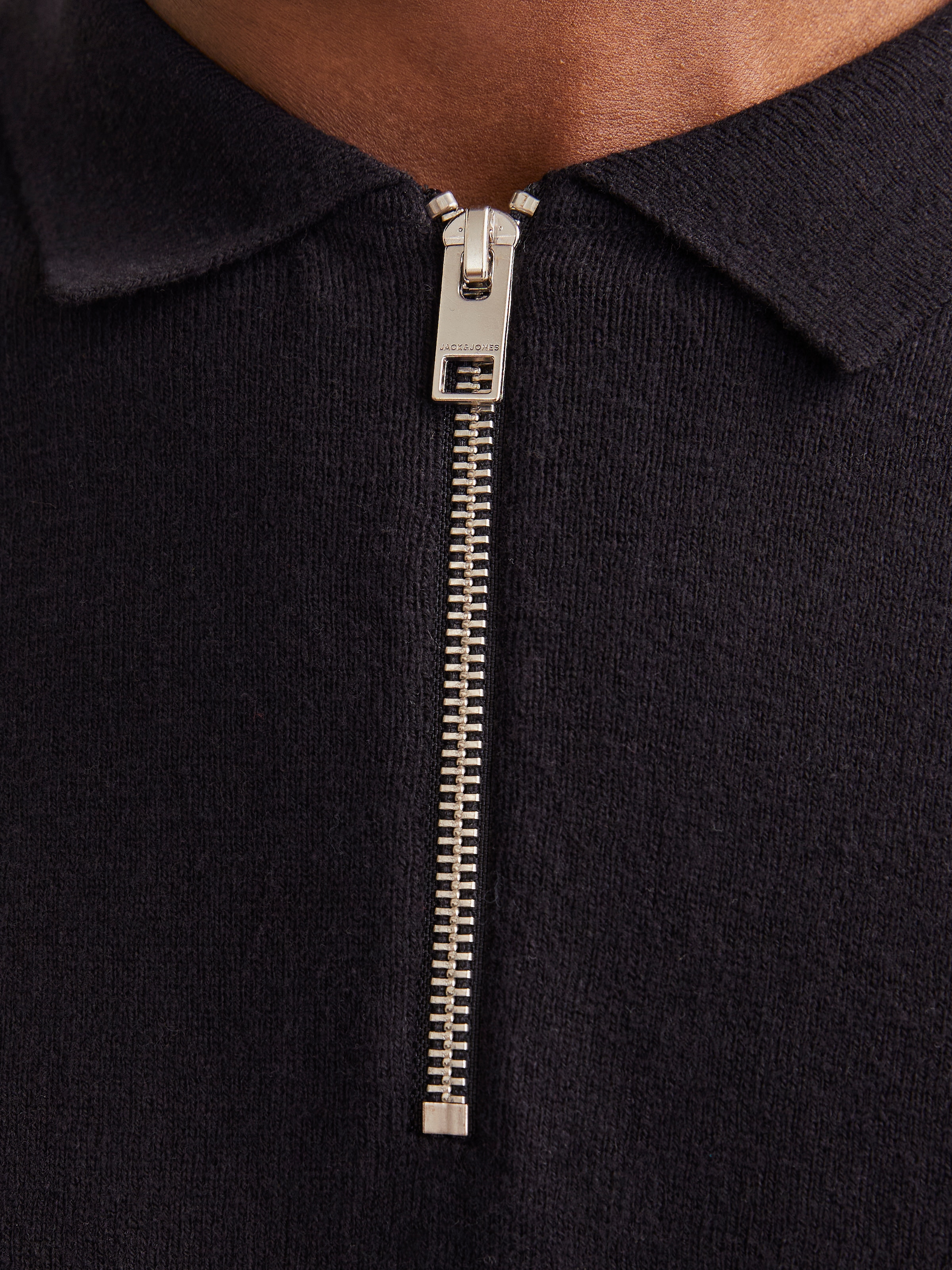 Jack & Jones Polokragenpullover »JJEEMIL KNIT POLO HALF ZIP LS NOOS«, mit Polo Kragen